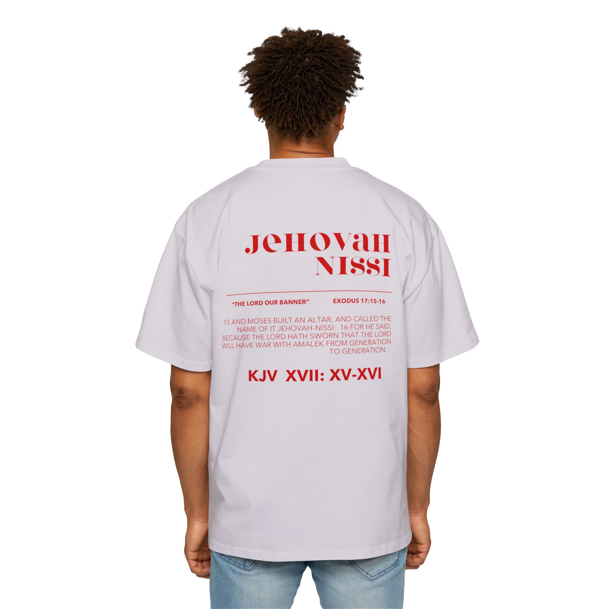 Jehovah Nissi Heavy Oversized Tee