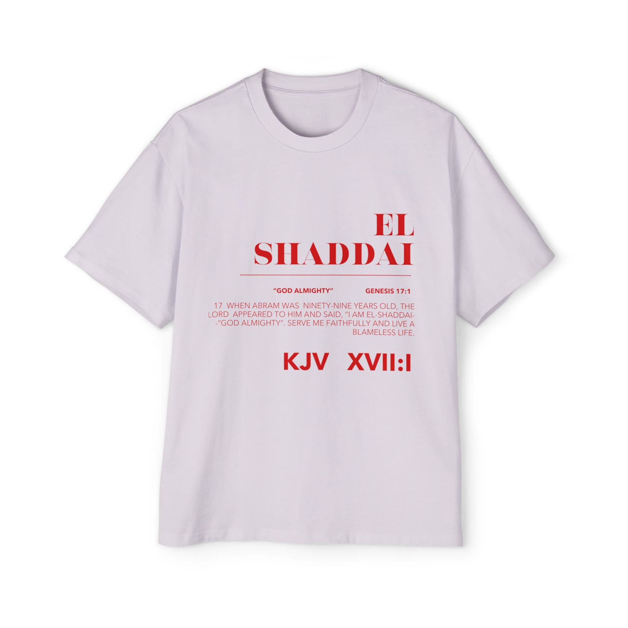 EL SHADDAI Heavy Oversized Tee