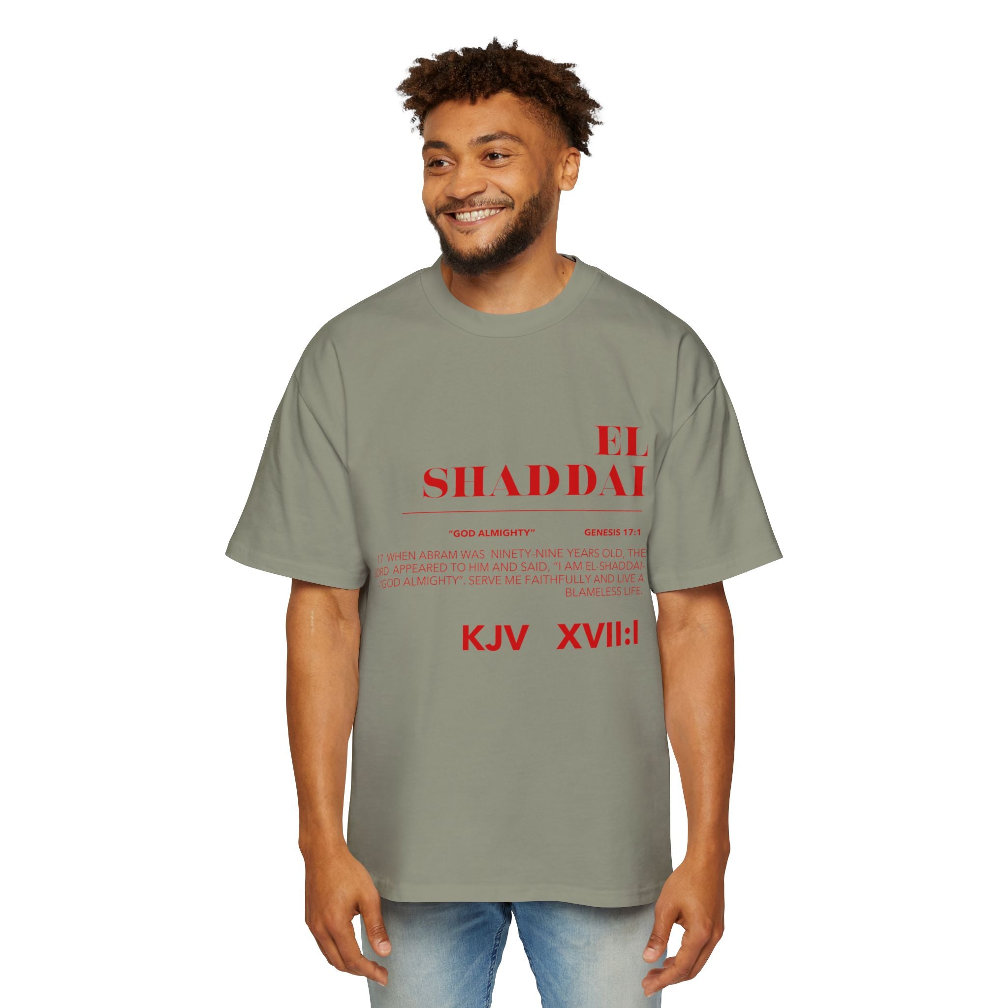 EL SHADDAI Heavy Oversized Tee