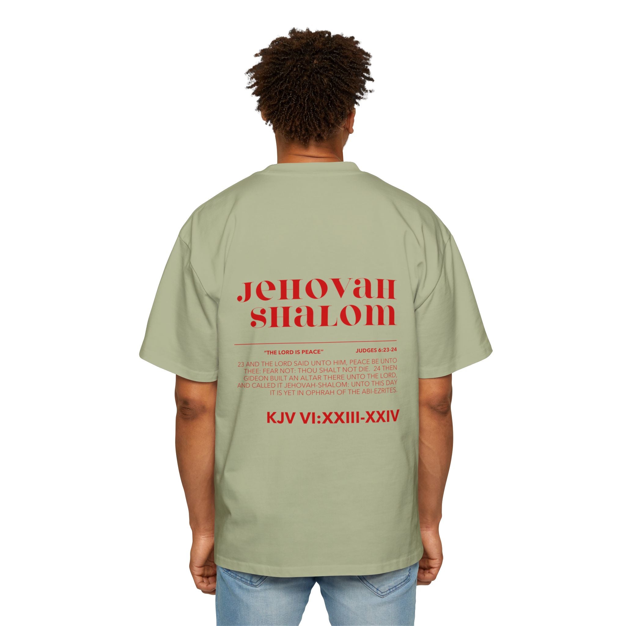 SHALOM Heavy Oversized Tee