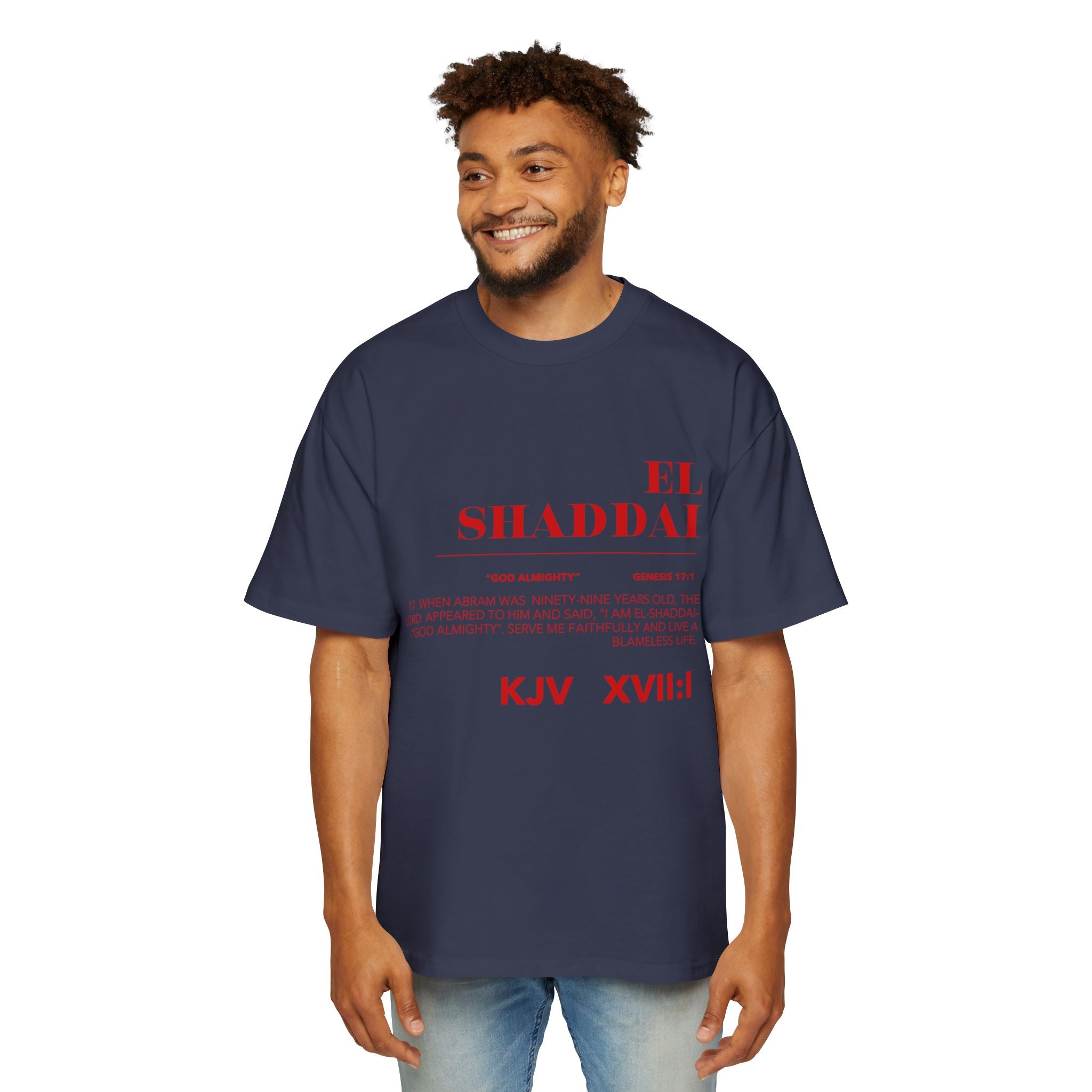 EL SHADDAI Heavy Oversized Tee