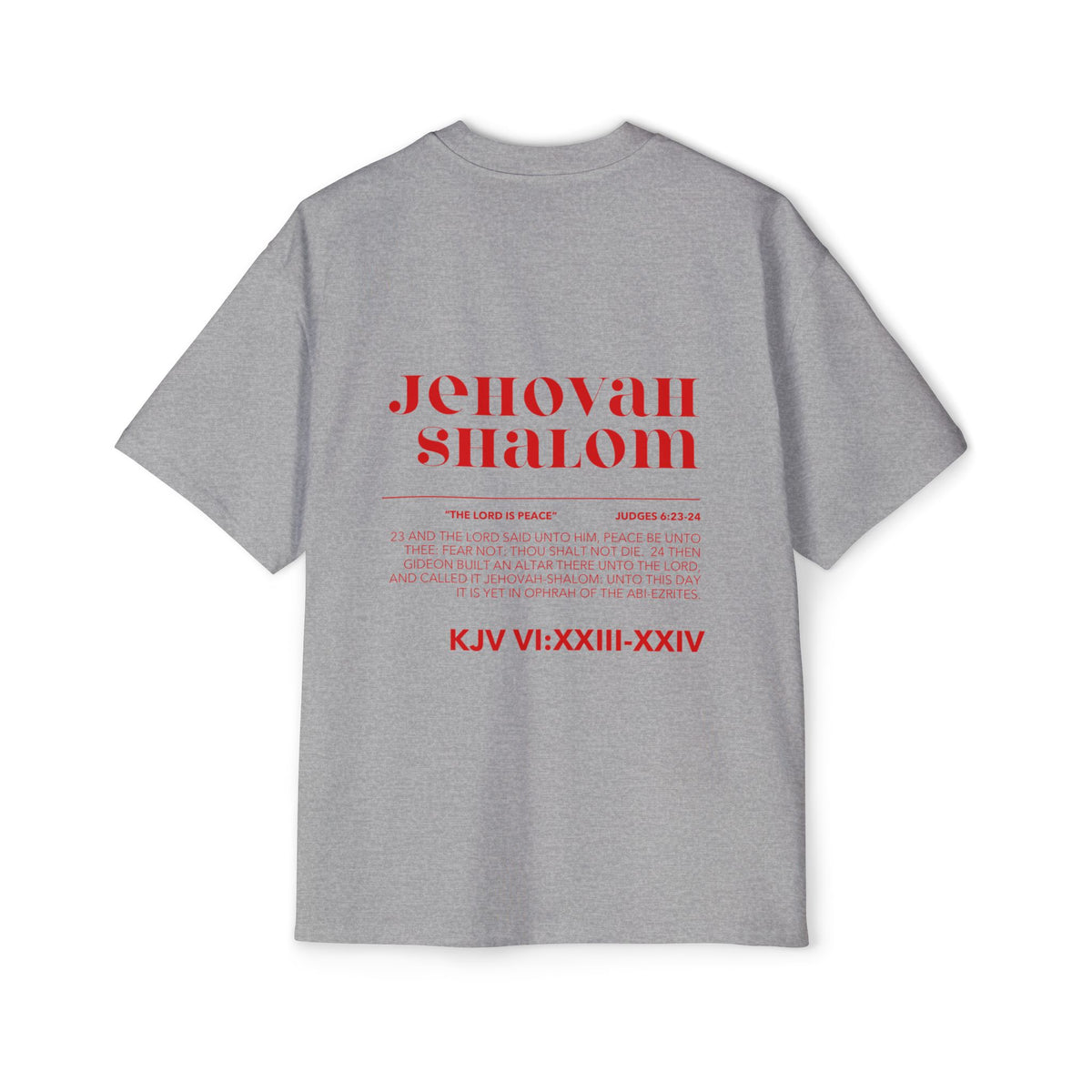 SHALOM Heavy Oversized Tee