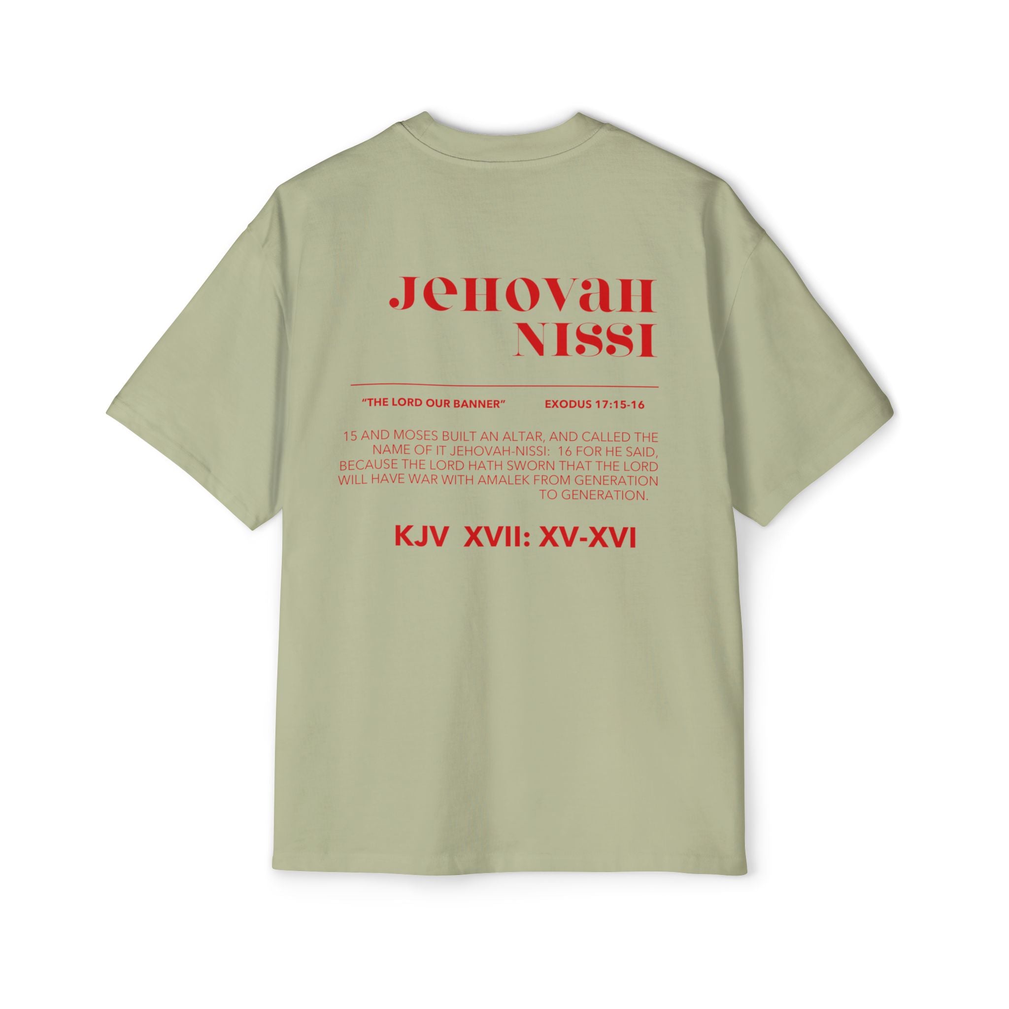 Jehovah Nissi Heavy Oversized Tee