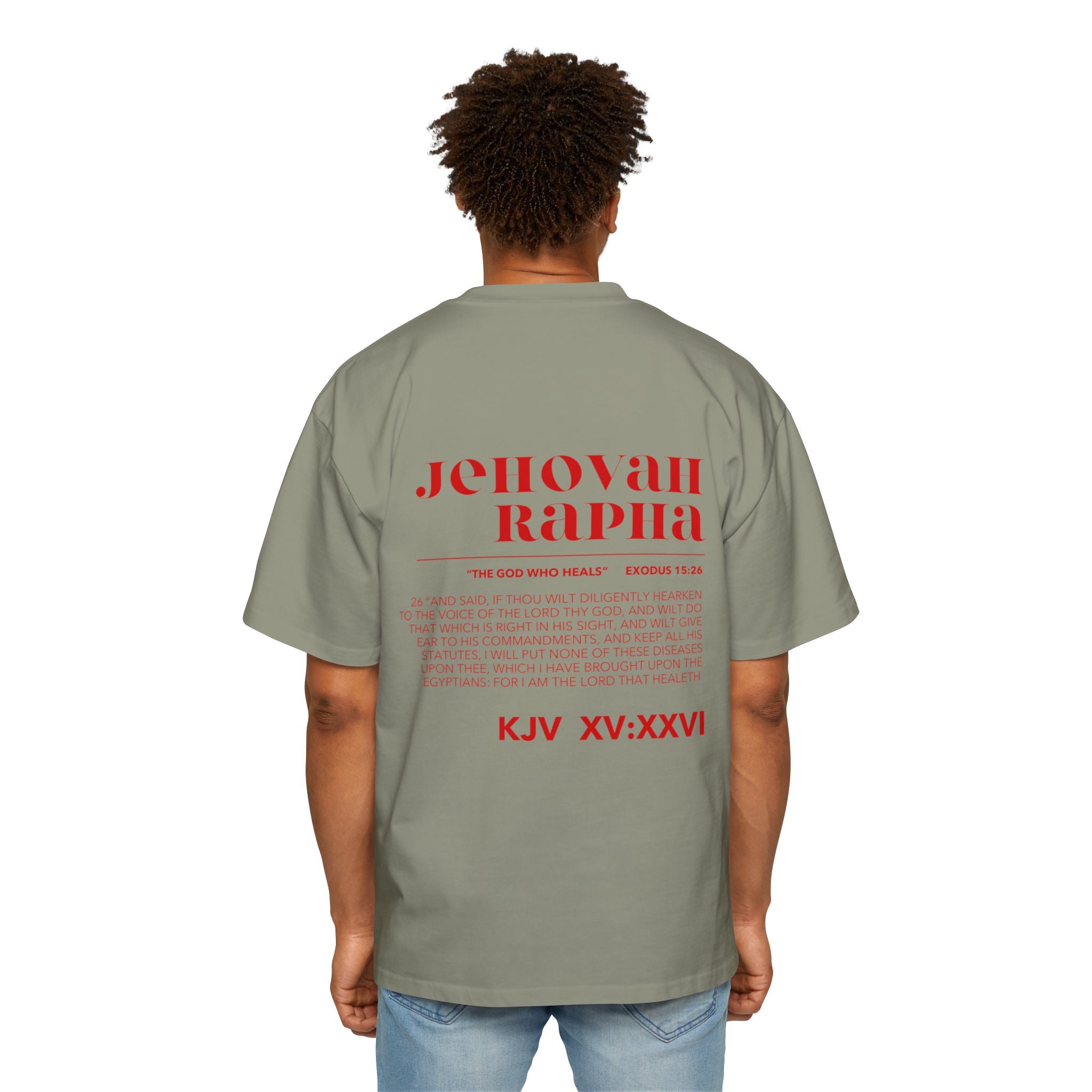 Jehovah RAPHA Heavy Oversized Tee