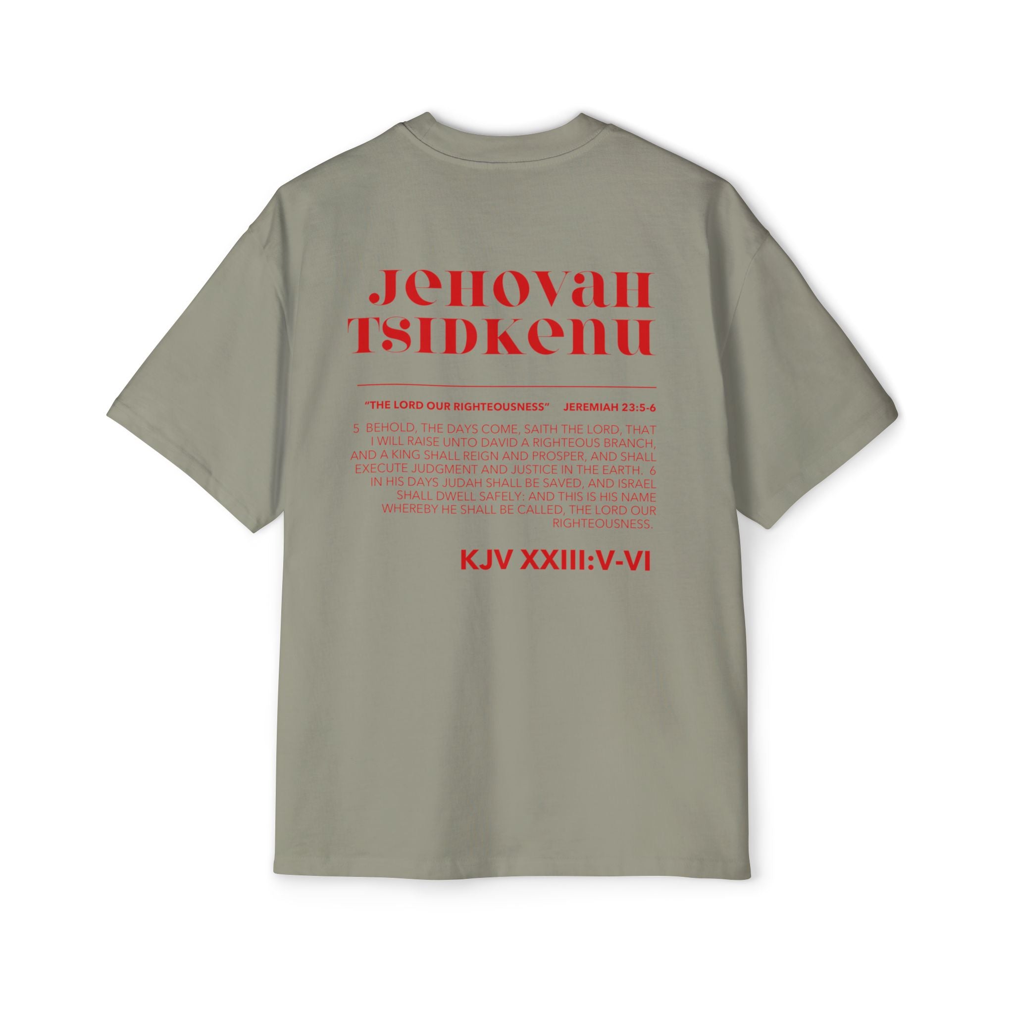 TSIDKENU Heavy Oversized Tee