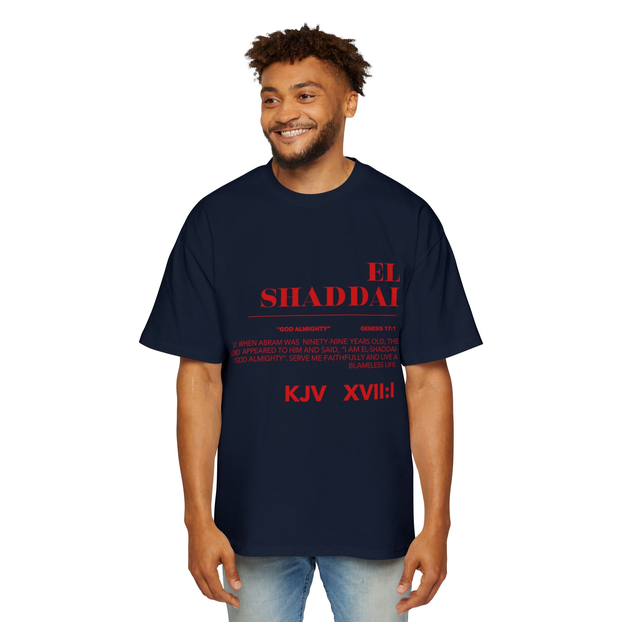 EL SHADDAI Heavy Oversized Tee