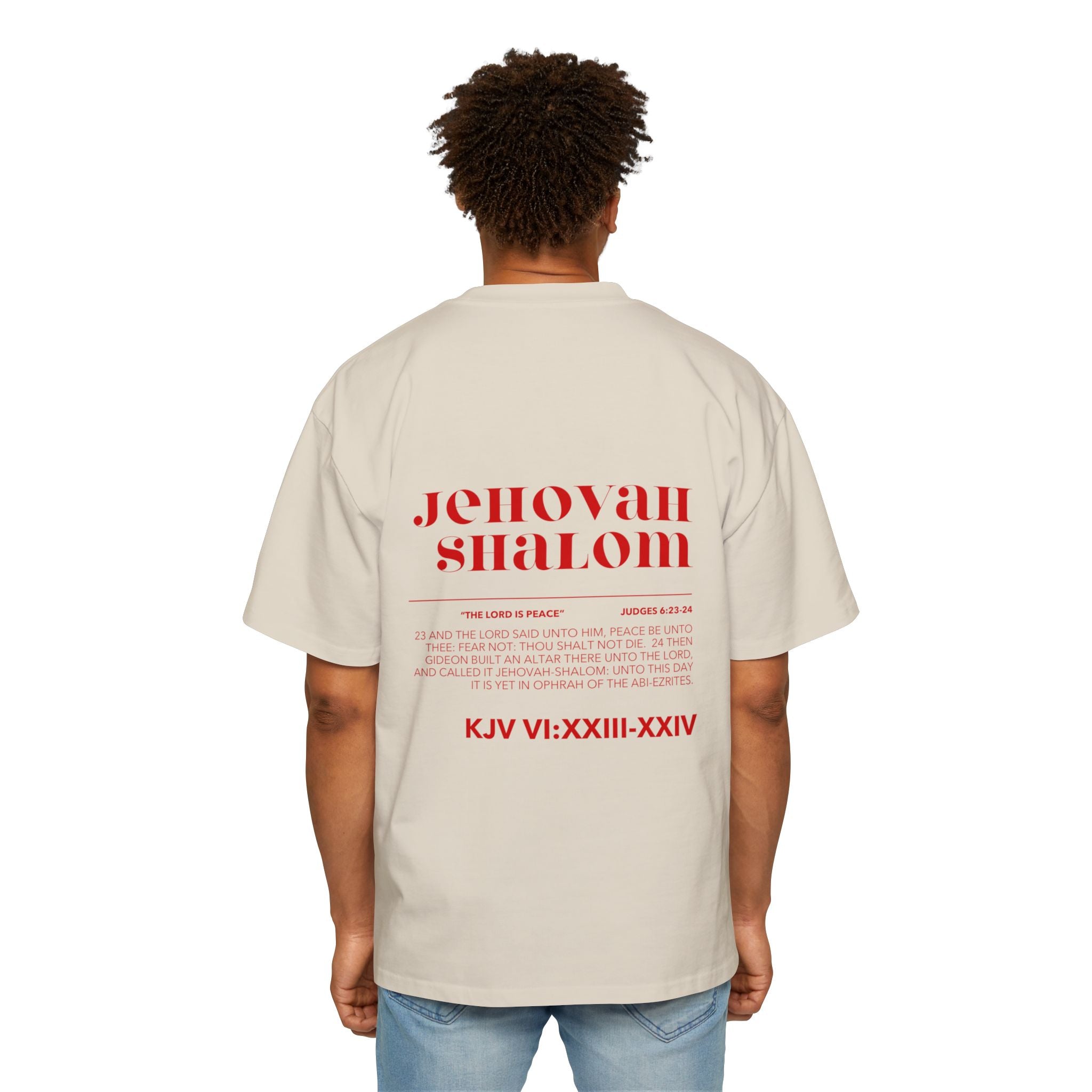 SHALOM Heavy Oversized Tee