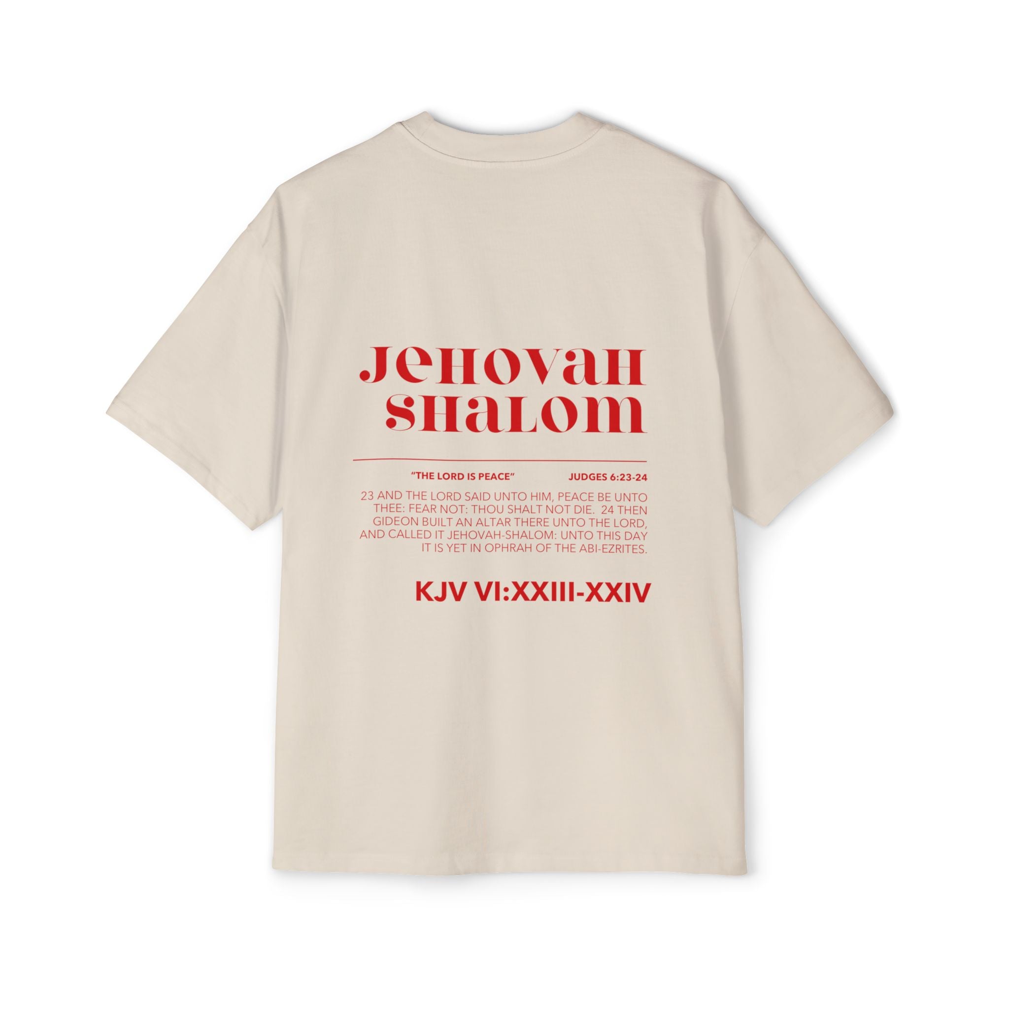 SHALOM Heavy Oversized Tee