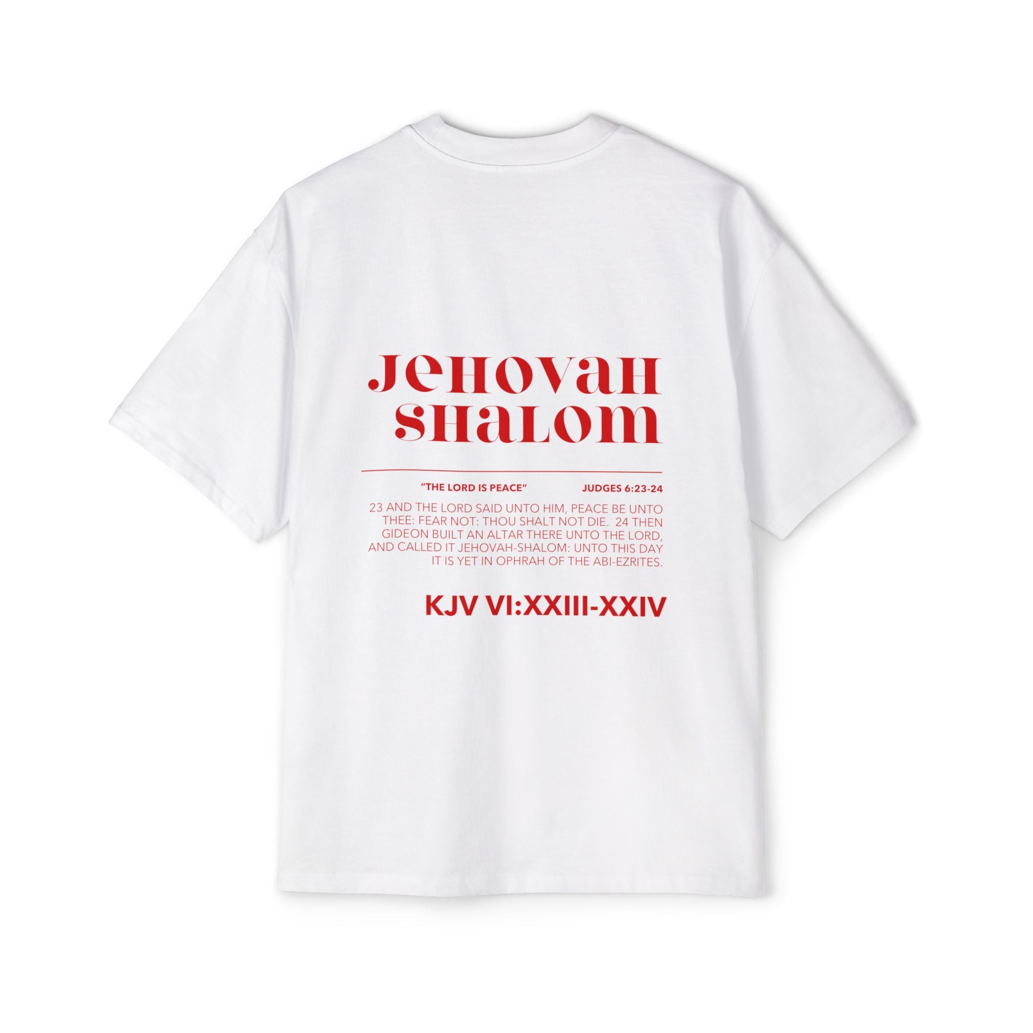 SHALOM Heavy Oversized Tee