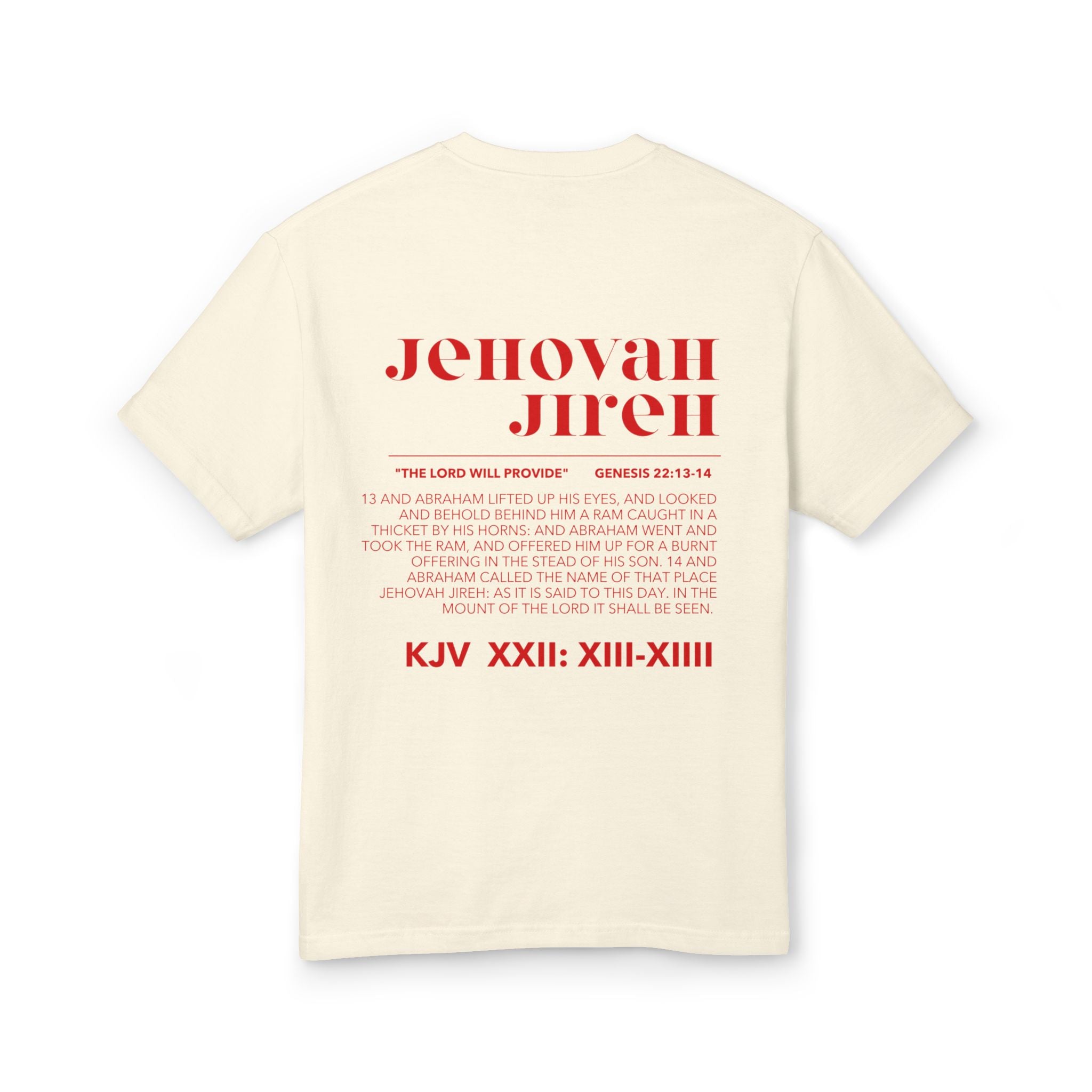 JIREH Garment-Dyed Heavyweight Cotton Tee