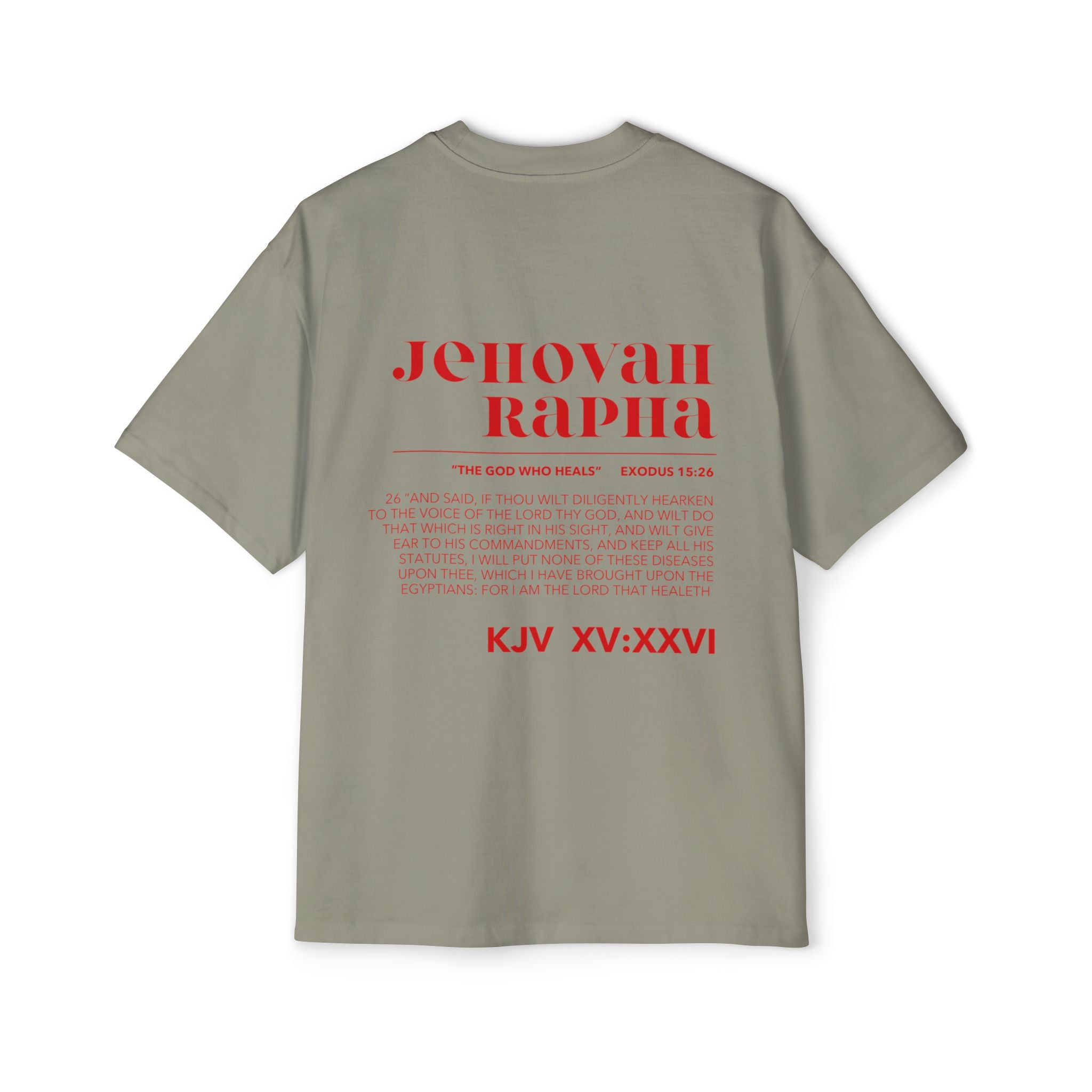 Jehovah RAPHA Heavy Oversized Tee