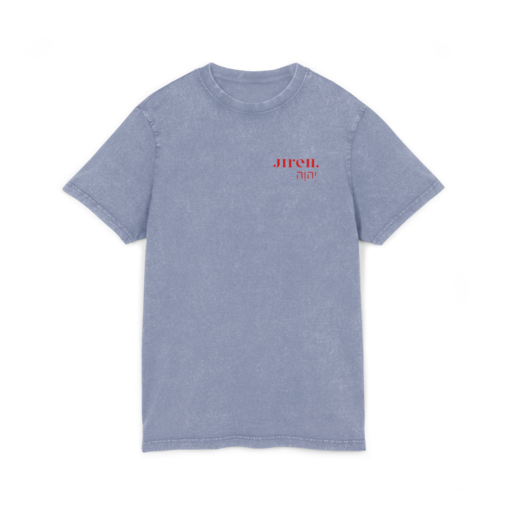 JIREH Acid Washed Round Neck Tee