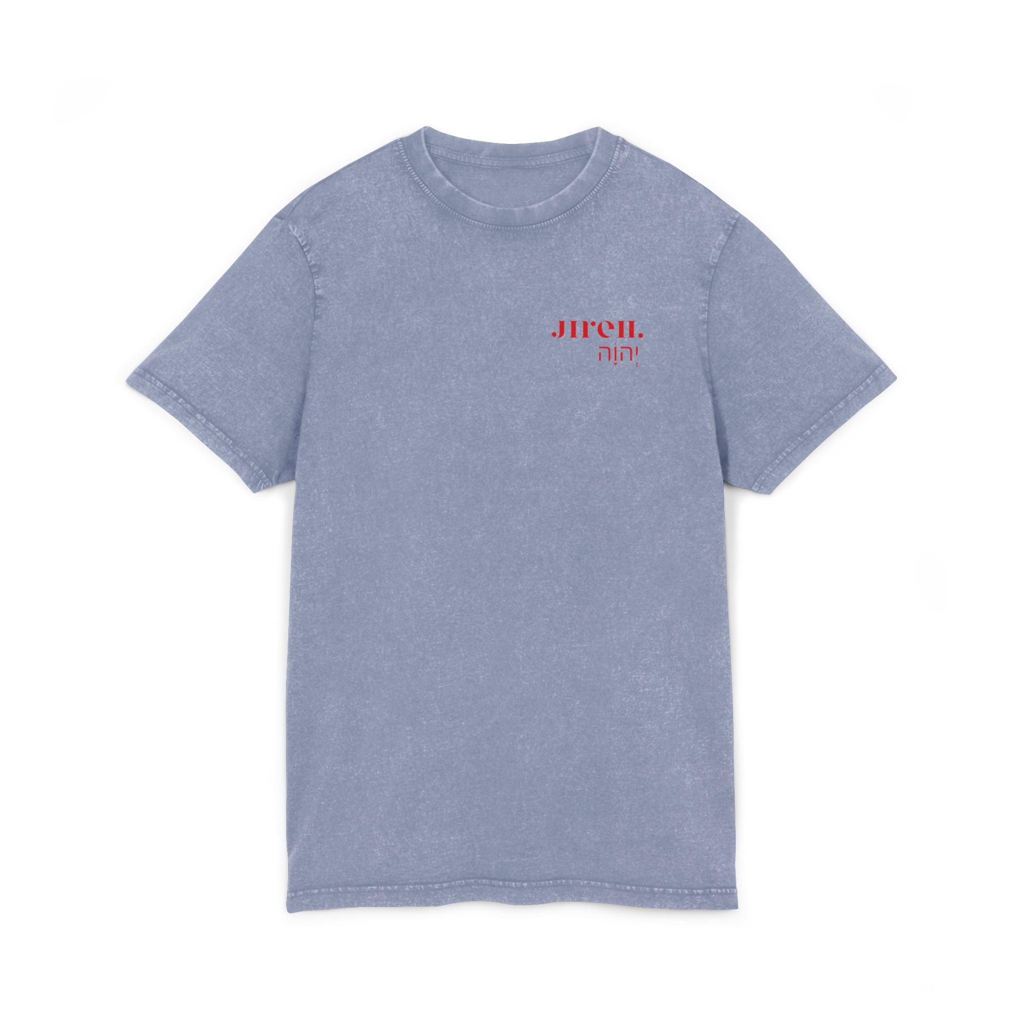JIREH Acid Washed Round Neck Tee