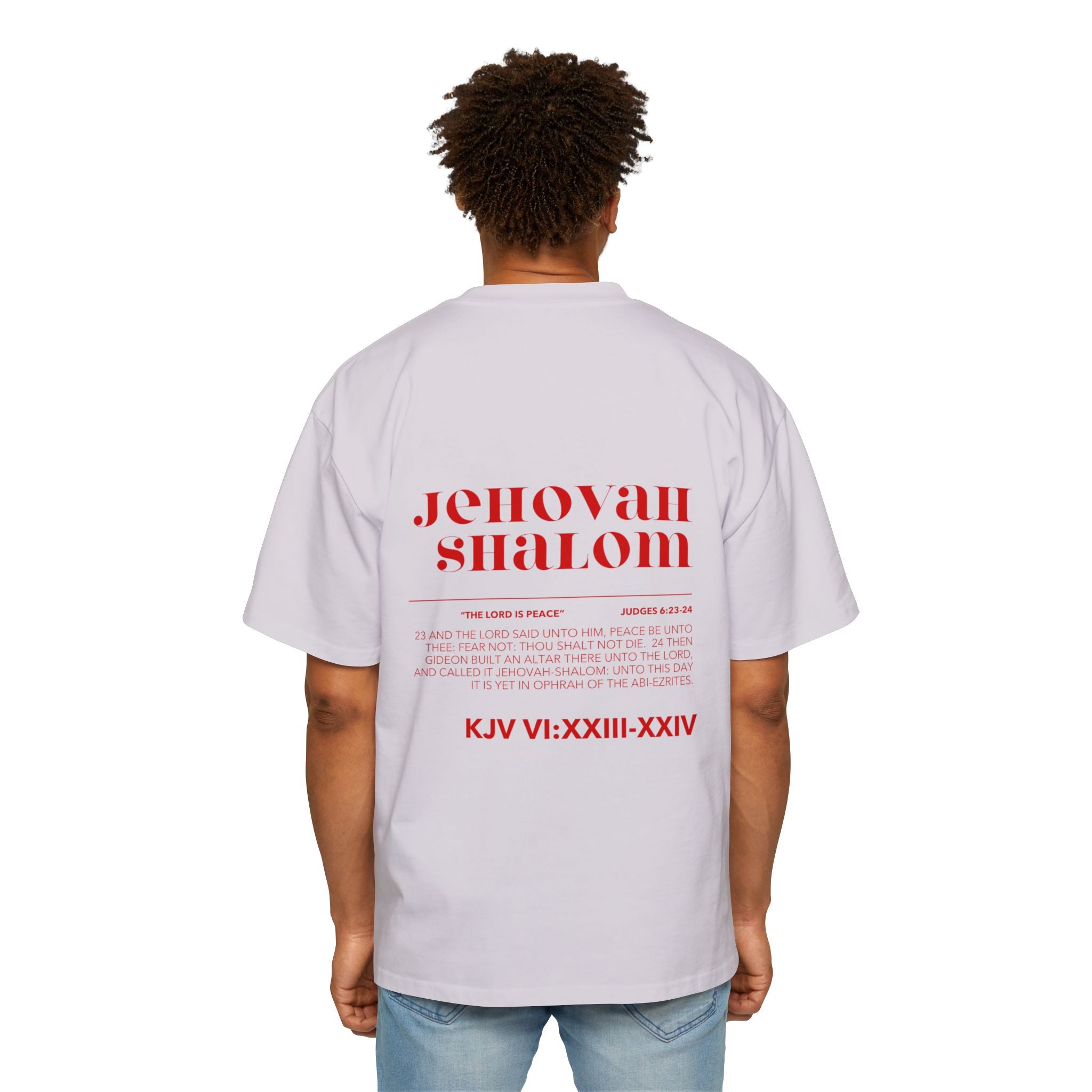 SHALOM Heavy Oversized Tee