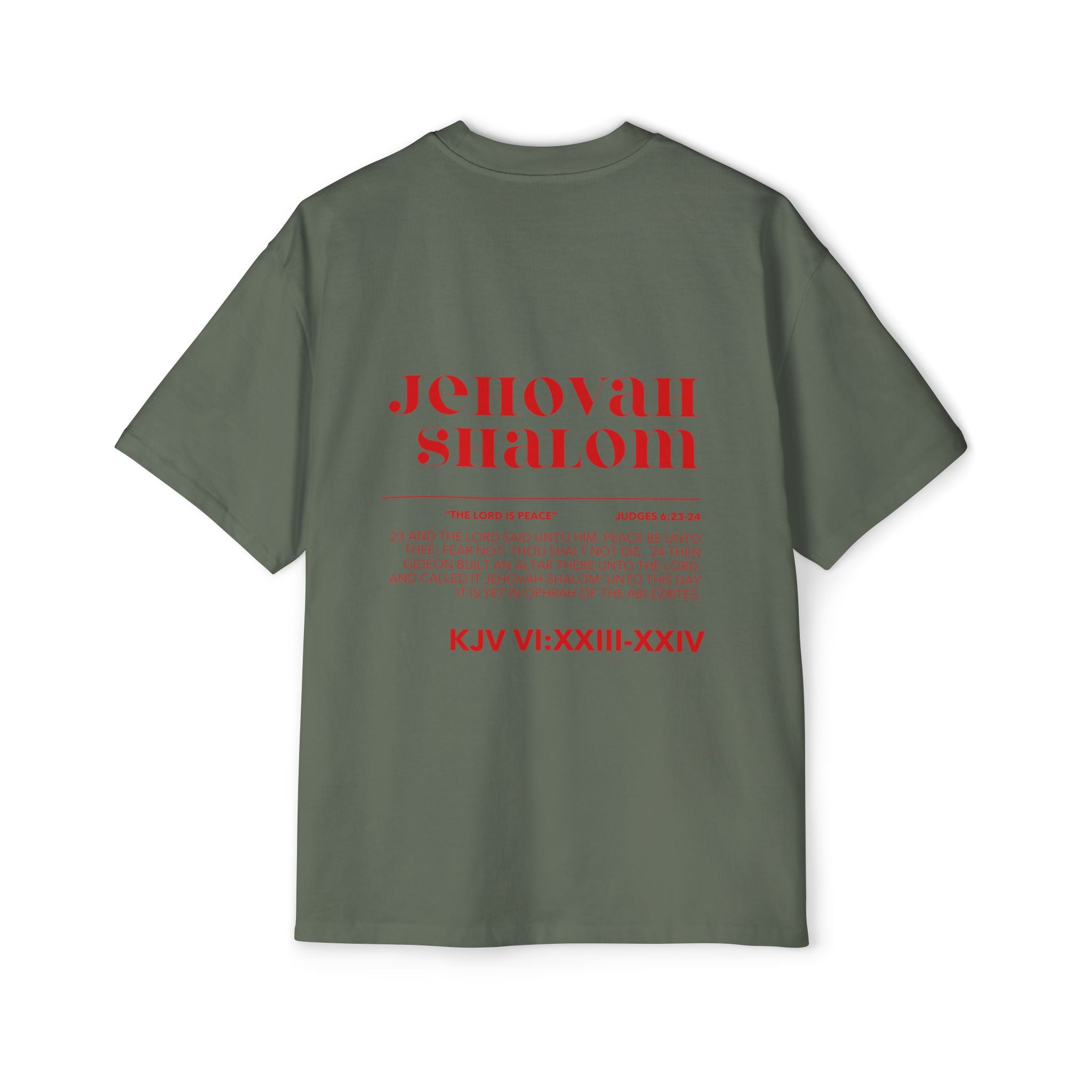 SHALOM Heavy Oversized Tee