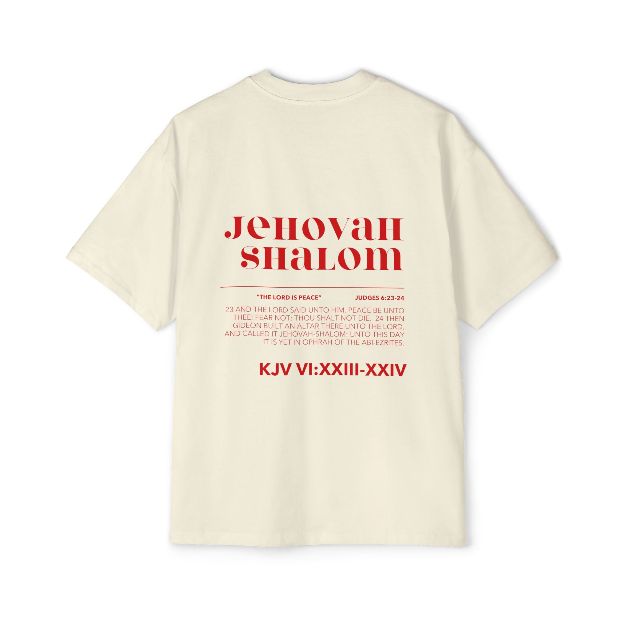 SHALOM Heavy Oversized Tee