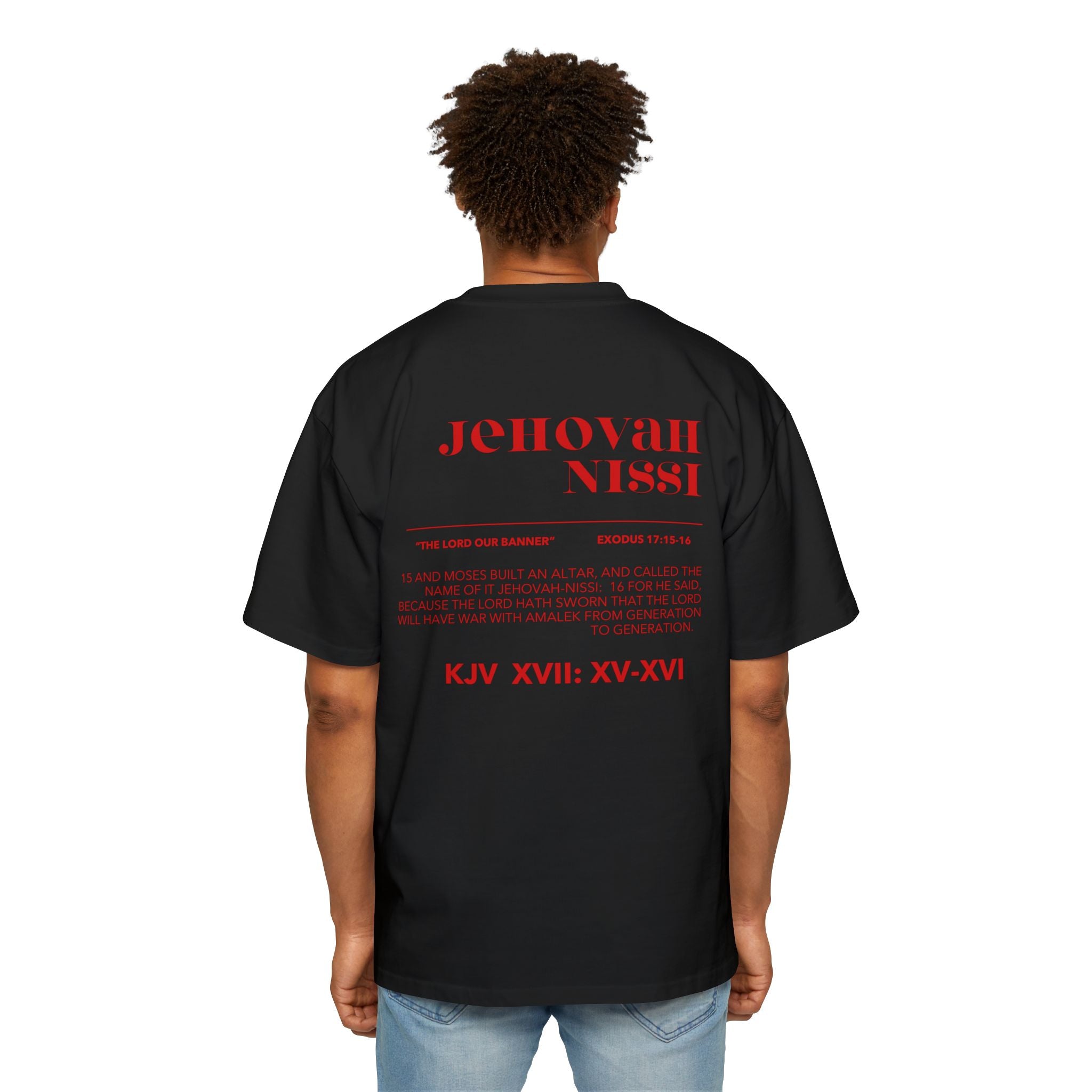 Jehovah Nissi Heavy Oversized Tee