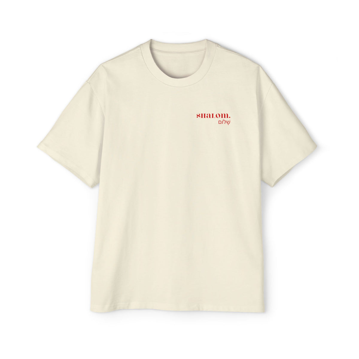 SHALOM Heavy Oversized Tee