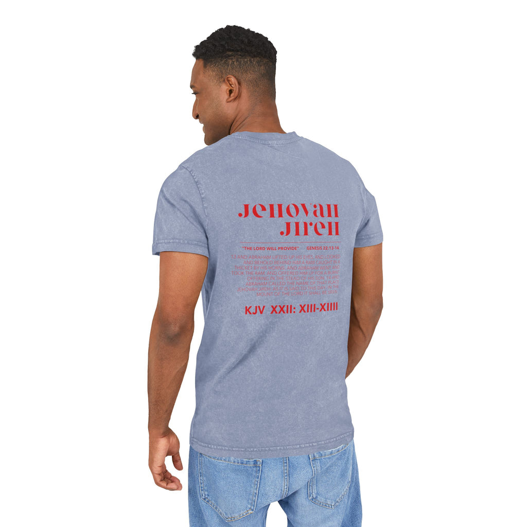 Acid Washed Round Neck Tee