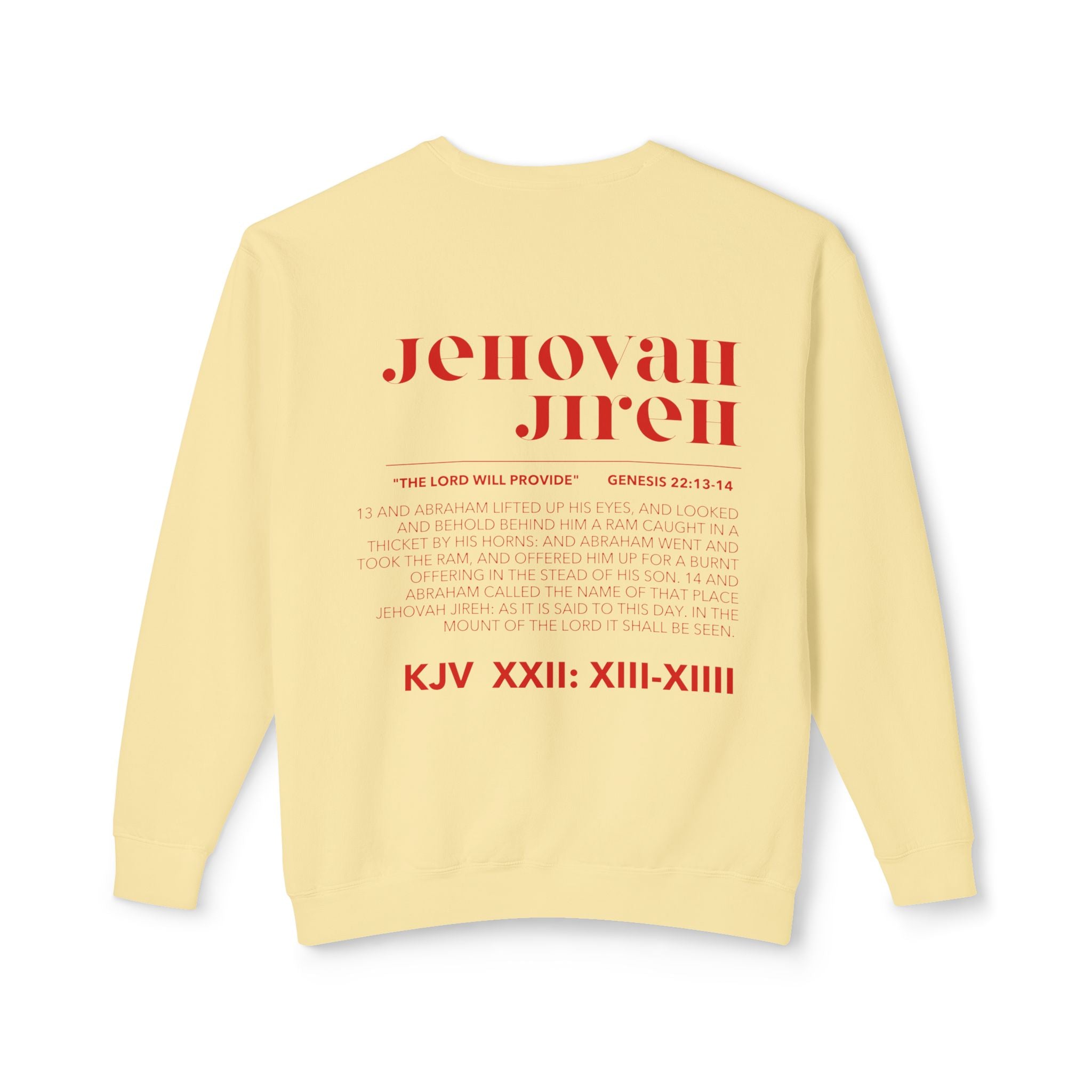 JIREH Lightweight Crewneck Sweatshirt