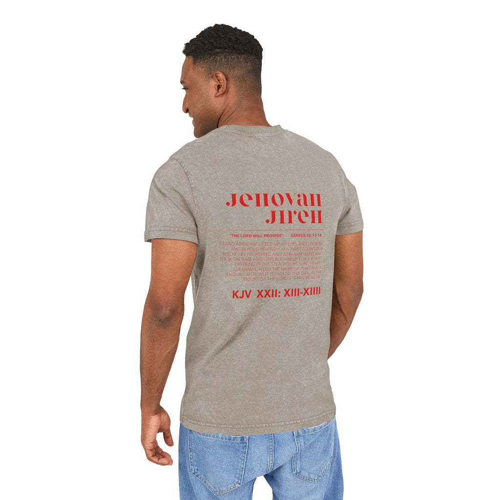 Acid Washed Round Neck Tee