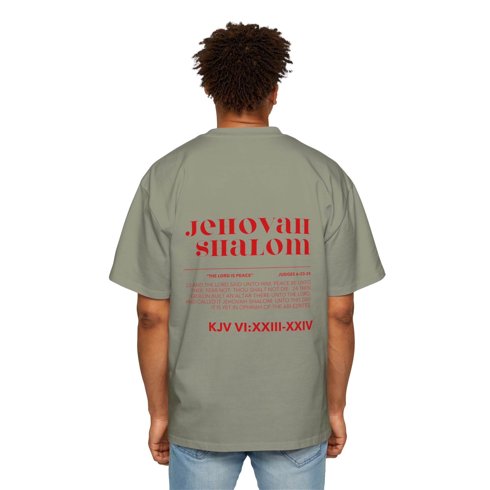 SHALOM Heavy Oversized Tee