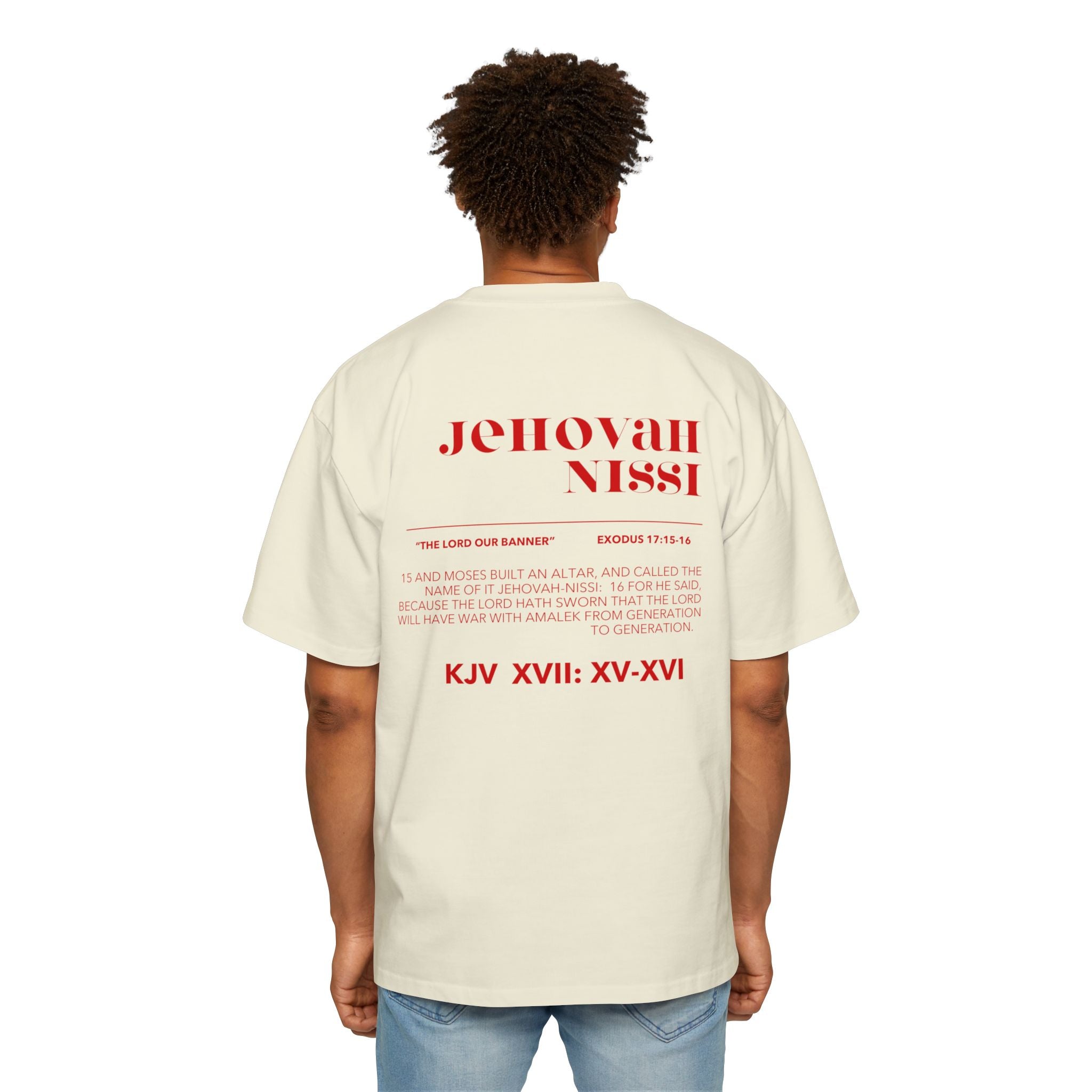 Jehovah Nissi Heavy Oversized Tee