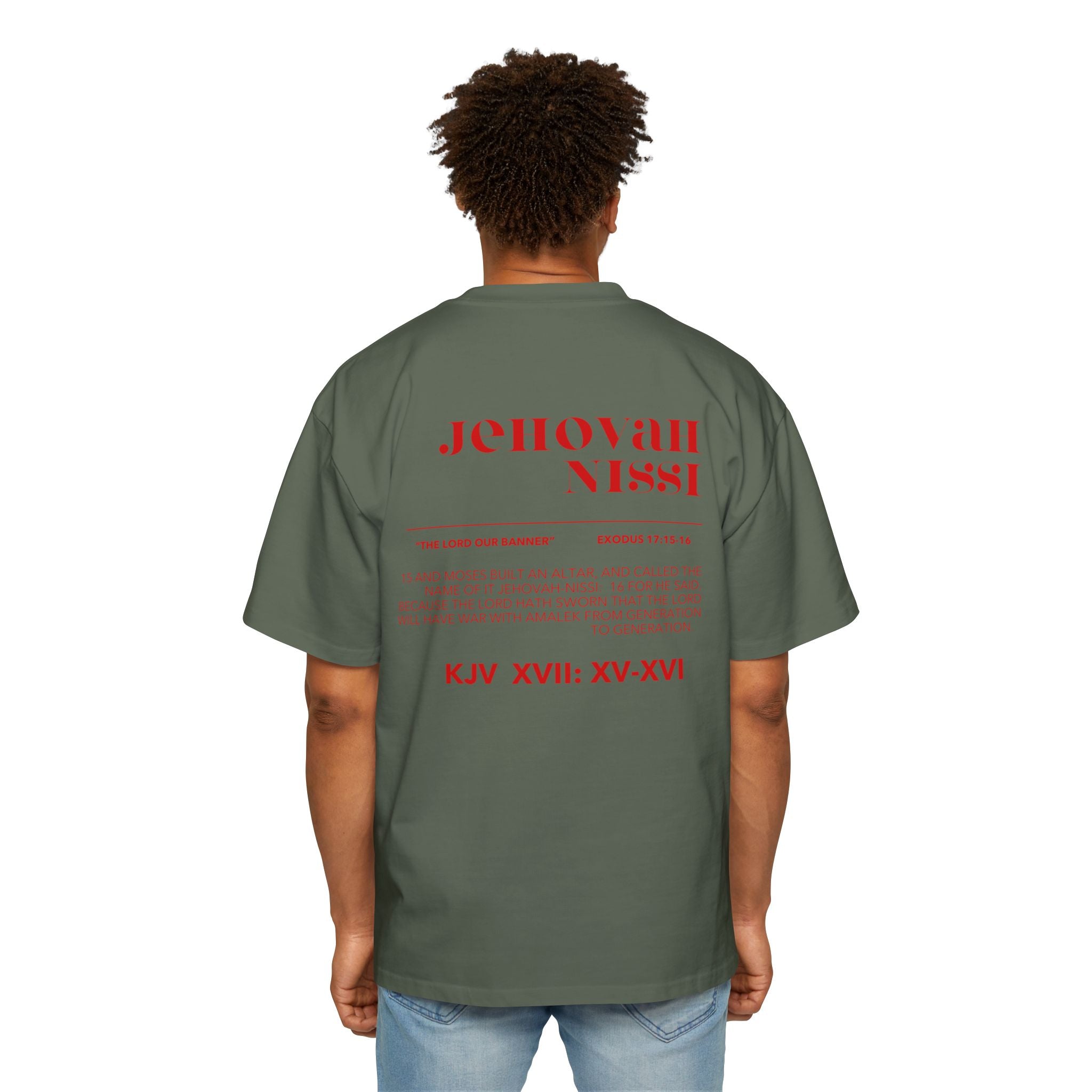 Jehovah Nissi Heavy Oversized Tee