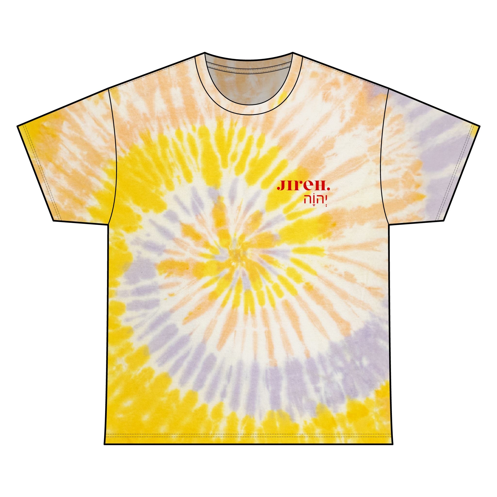 JIREH Tie Dye Cotton Tee