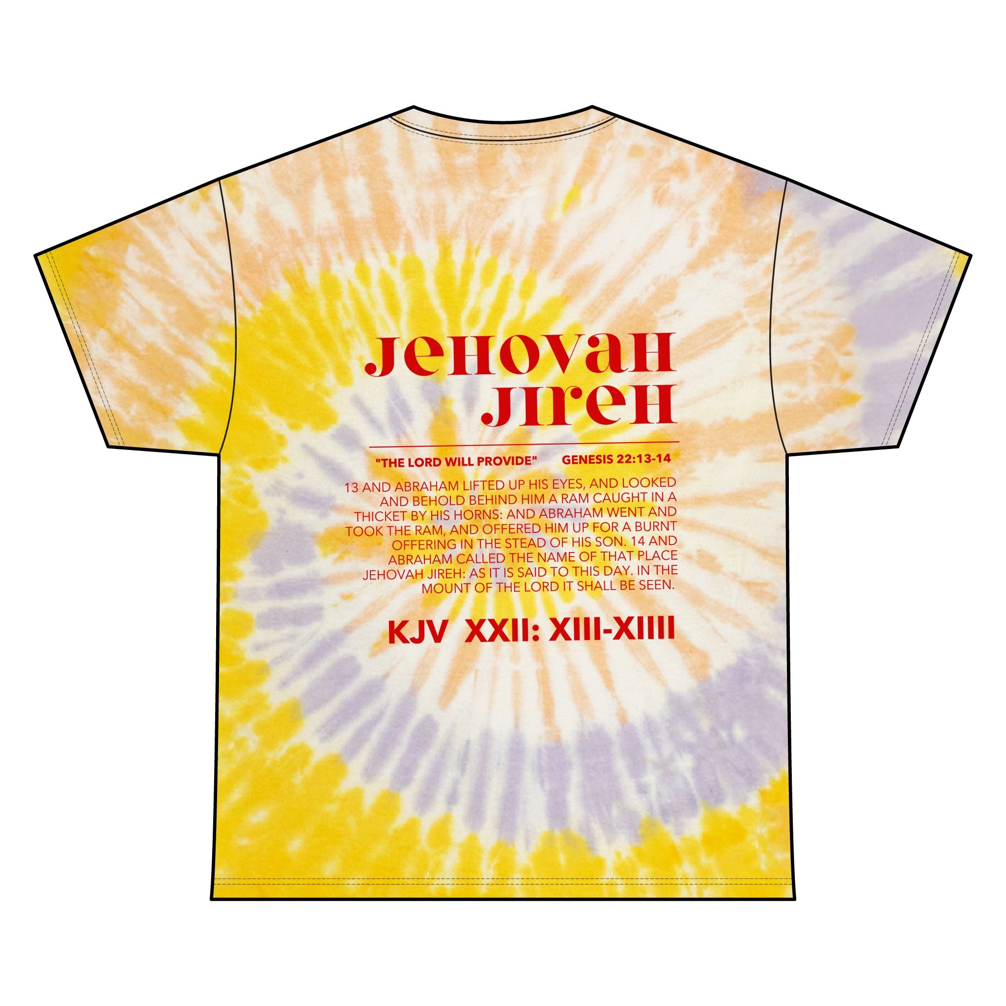 JIREH Tie Dye Cotton Tee