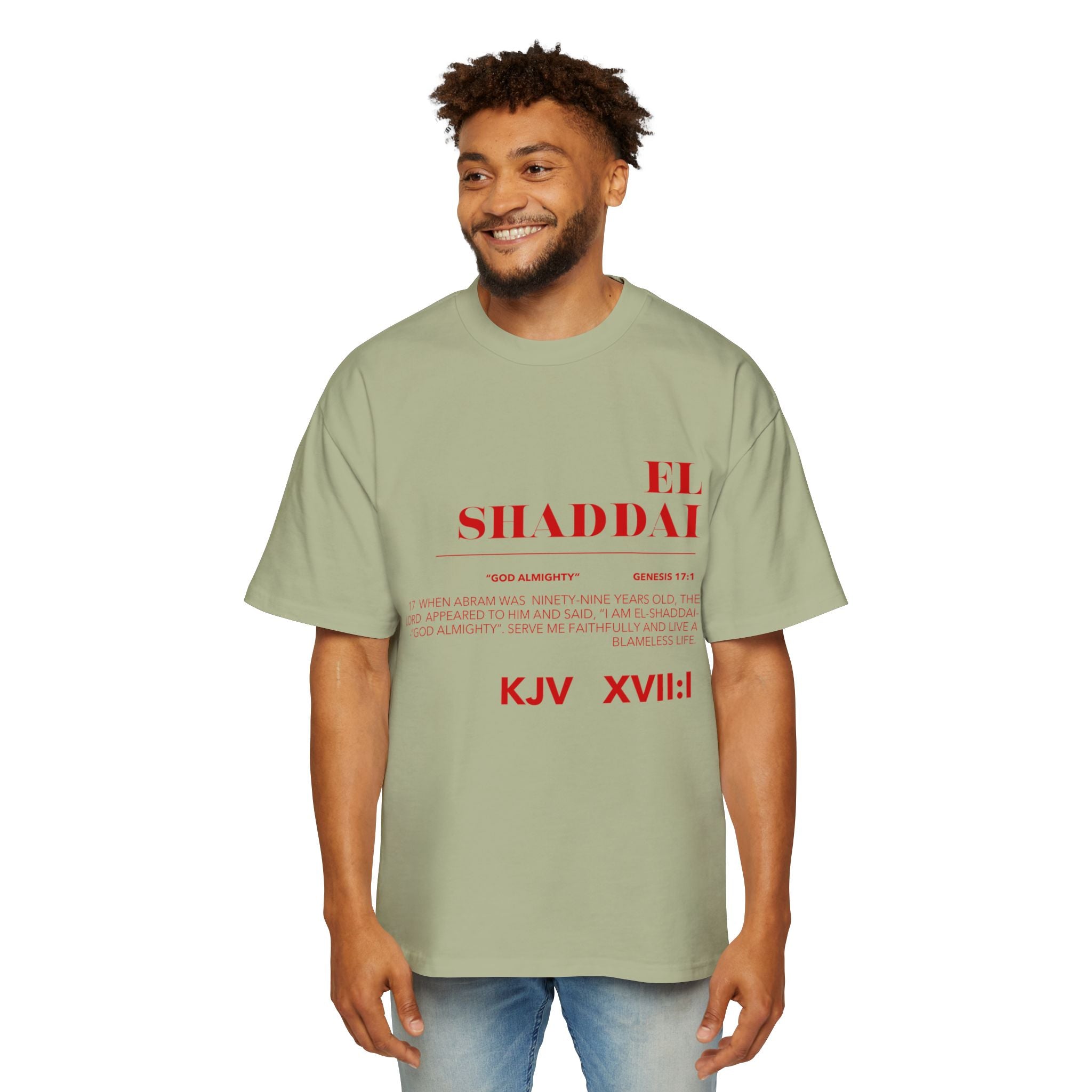 EL SHADDAI Heavy Oversized Tee