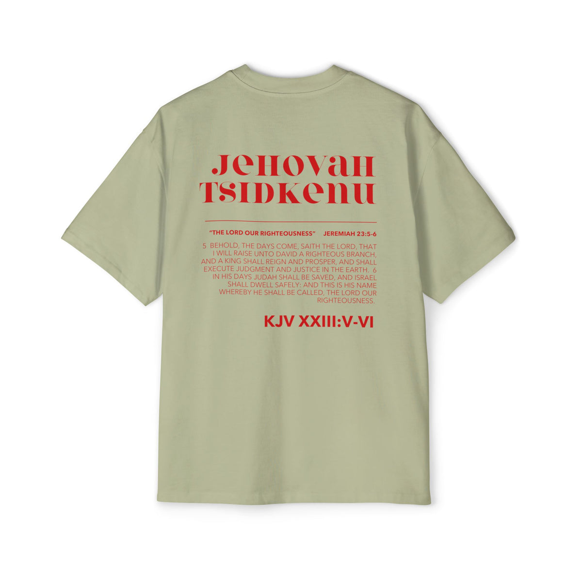 TSIDKENU Heavy Oversized Tee