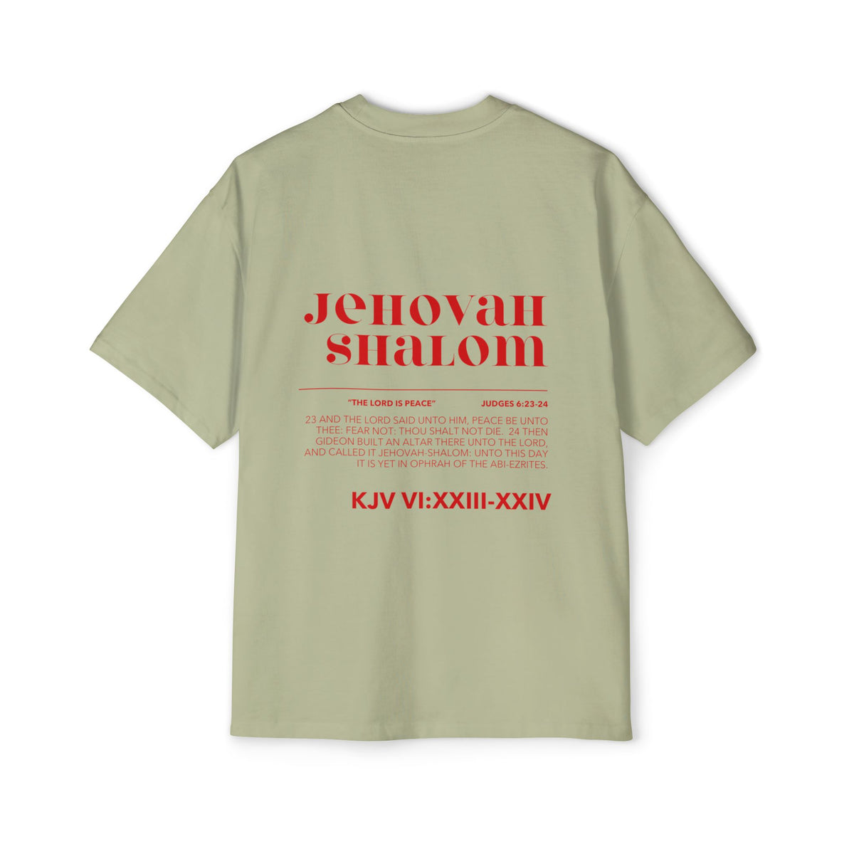 SHALOM Heavy Oversized Tee
