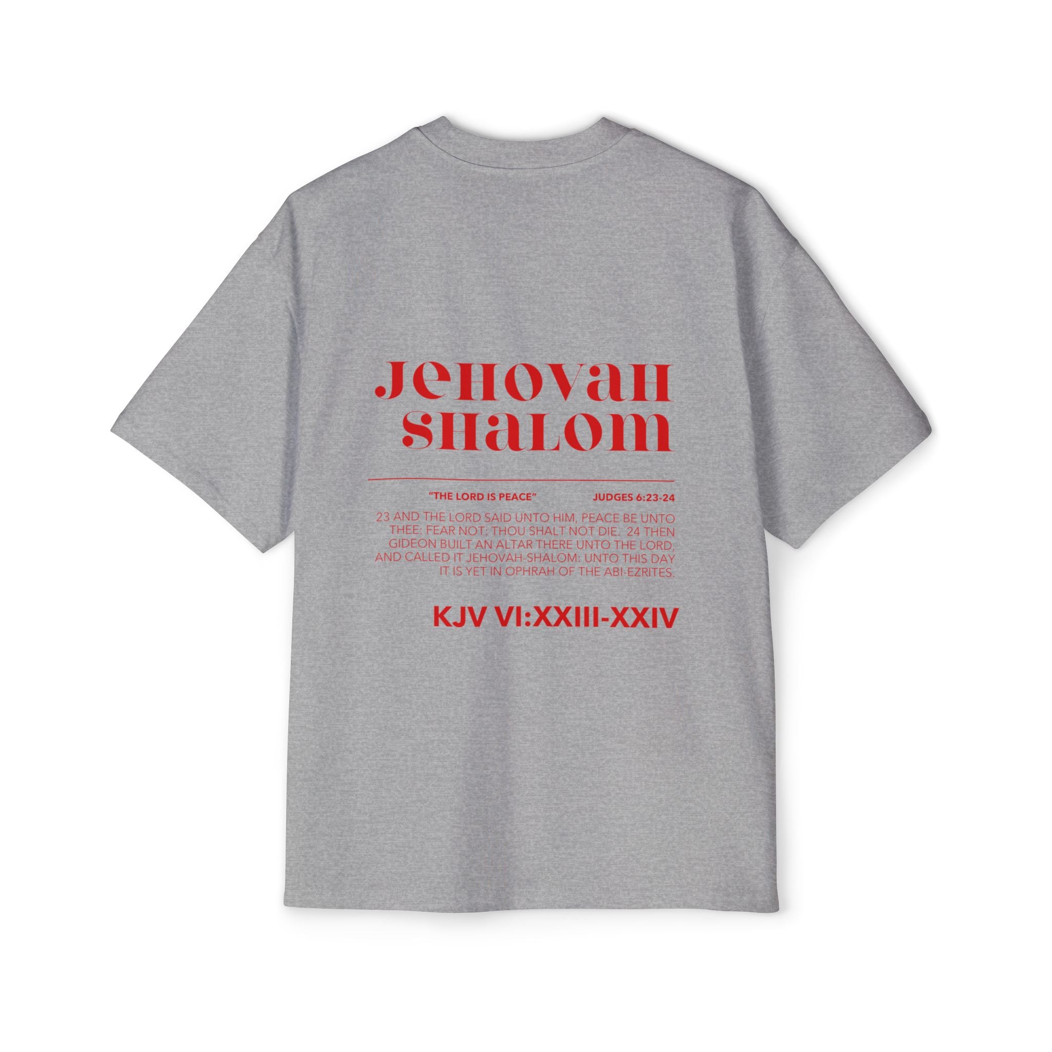 SHALOM Heavy Oversized Tee
