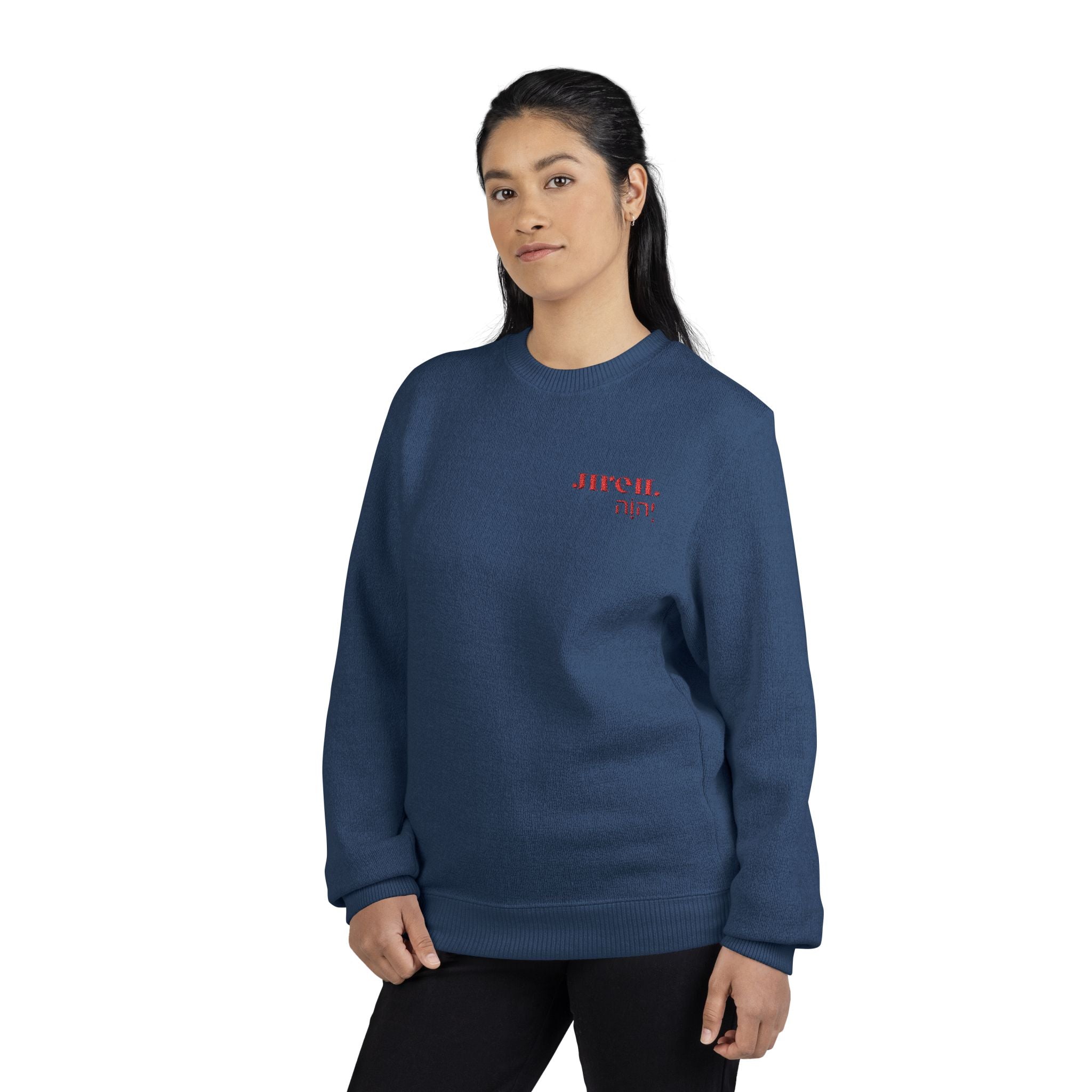JIREH Unisex Nantucket Crewneck Sweatshirt (Embroidery)