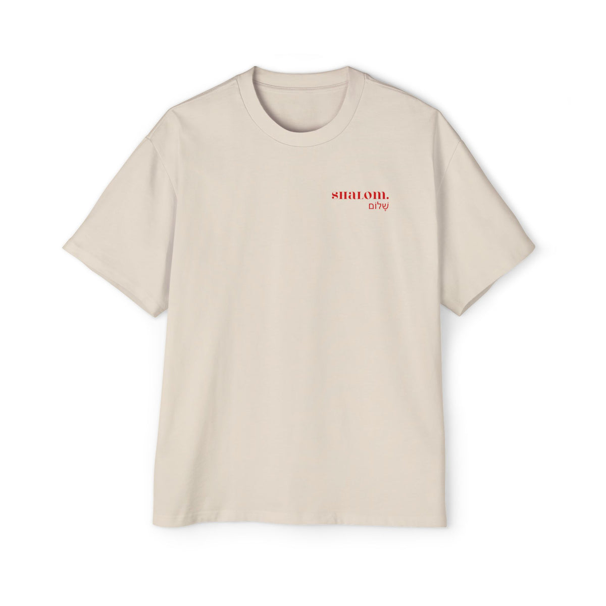 SHALOM Heavy Oversized Tee