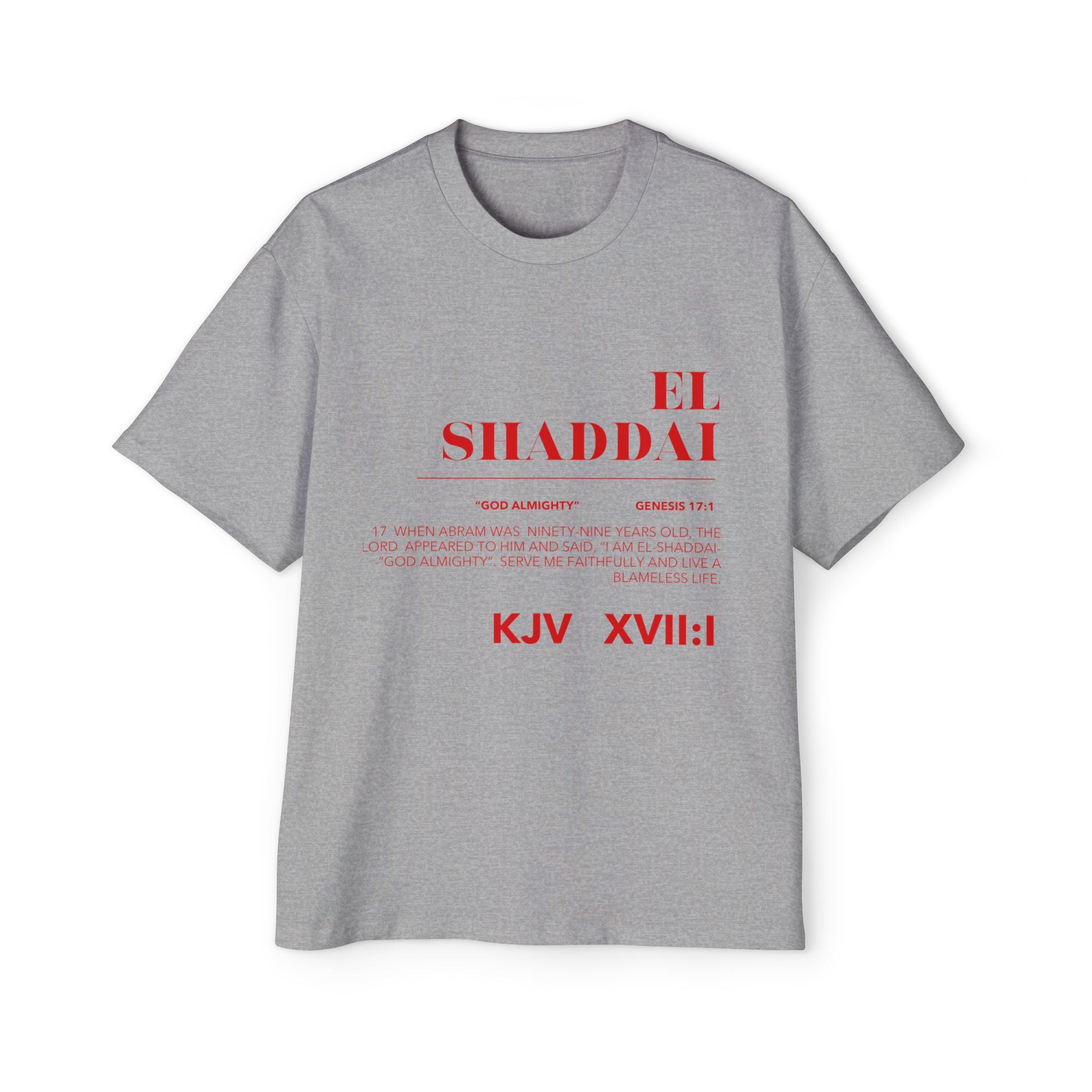 EL SHADDAI Heavy Oversized Tee