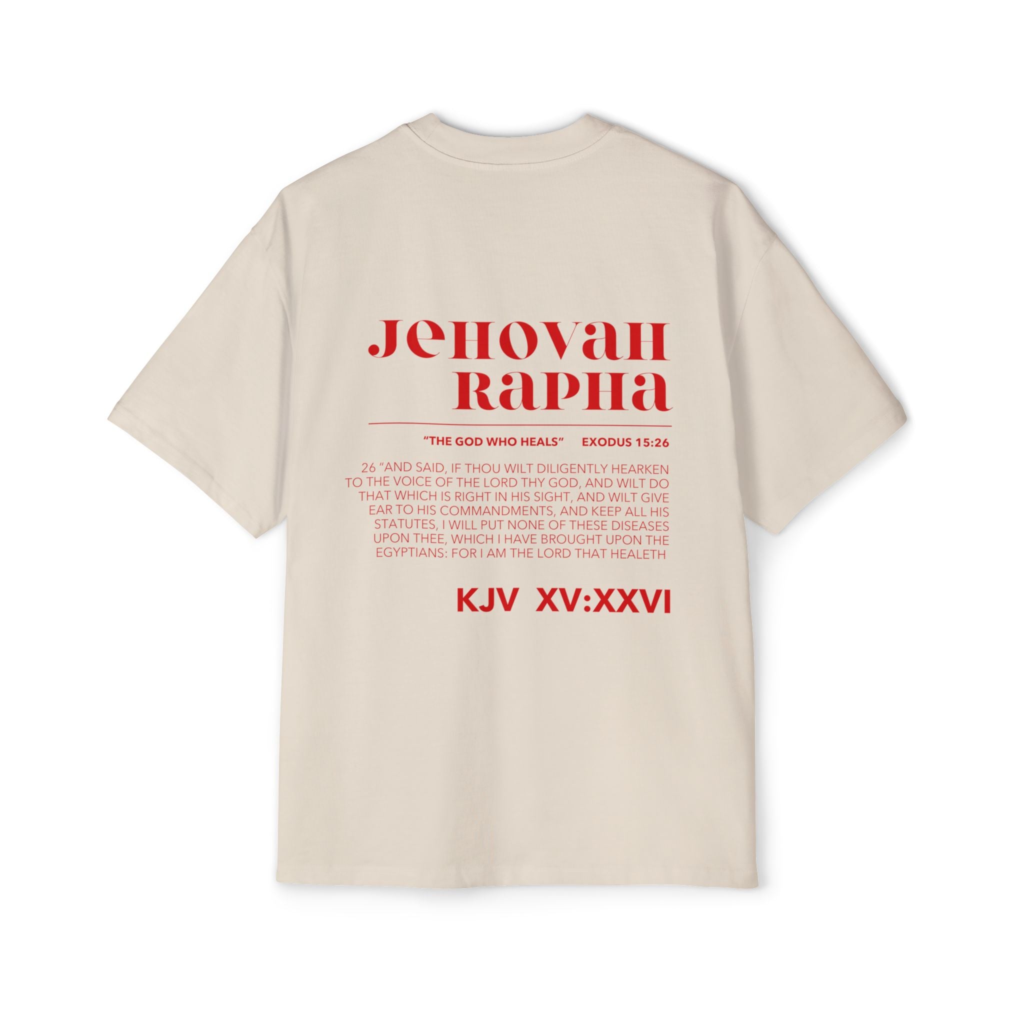 Jehovah RAPHA Heavy Oversized Tee
