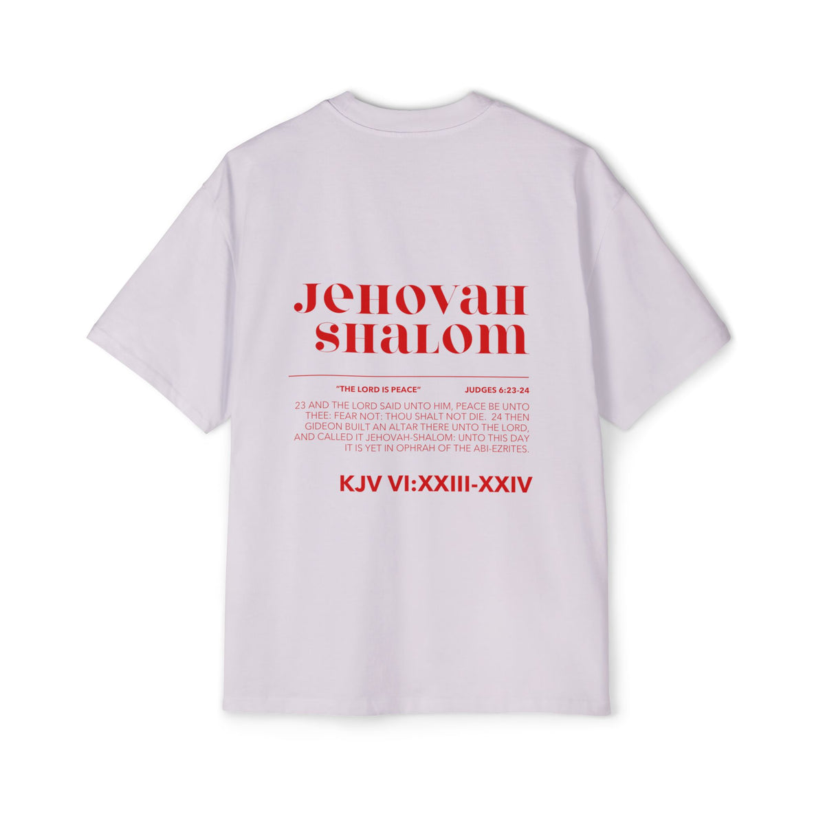 SHALOM Heavy Oversized Tee