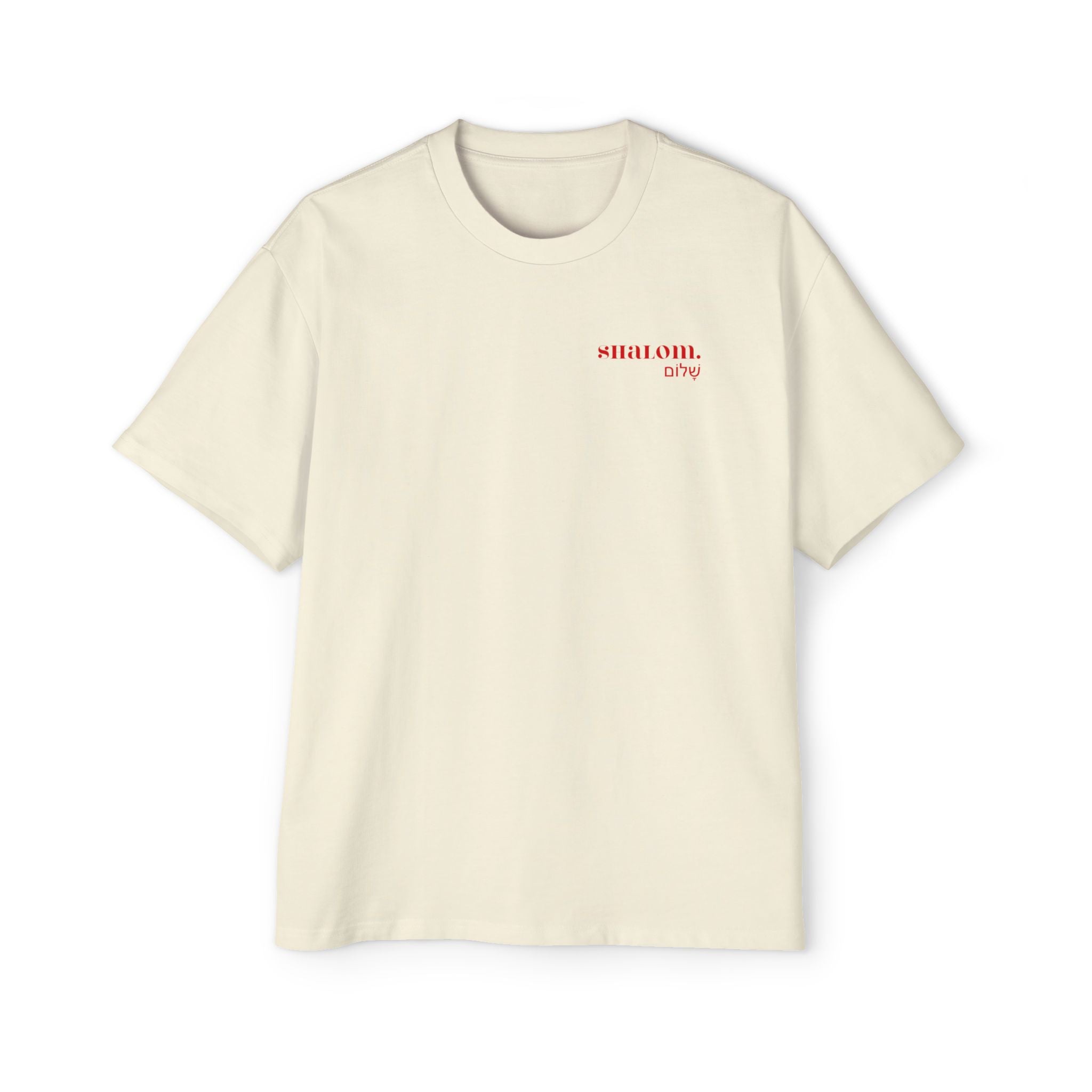 SHALOM Heavy Oversized Tee