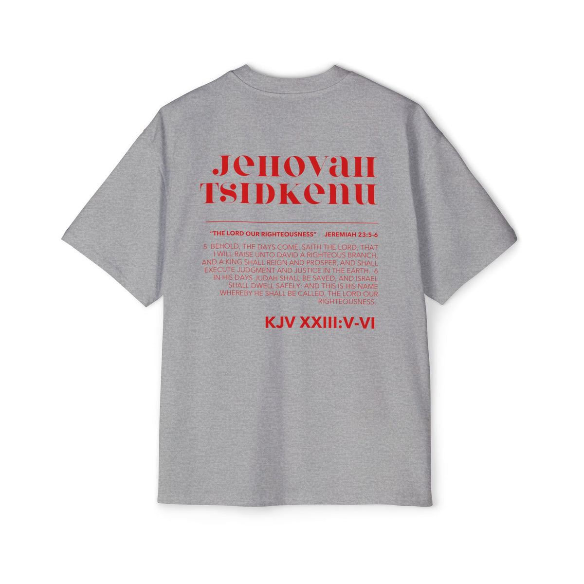 TSIDKENU Heavy Oversized Tee