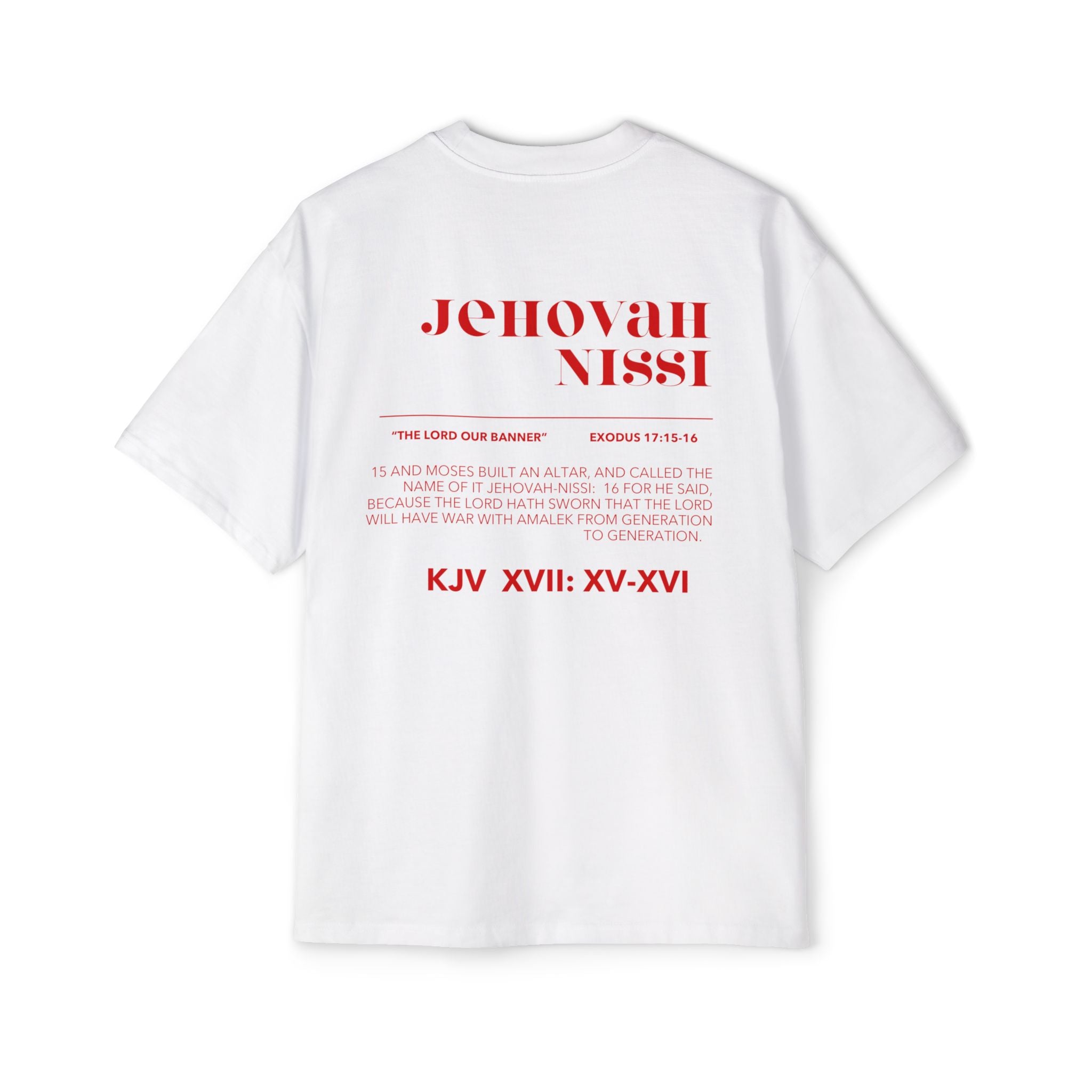 Jehovah Nissi Heavy Oversized Tee