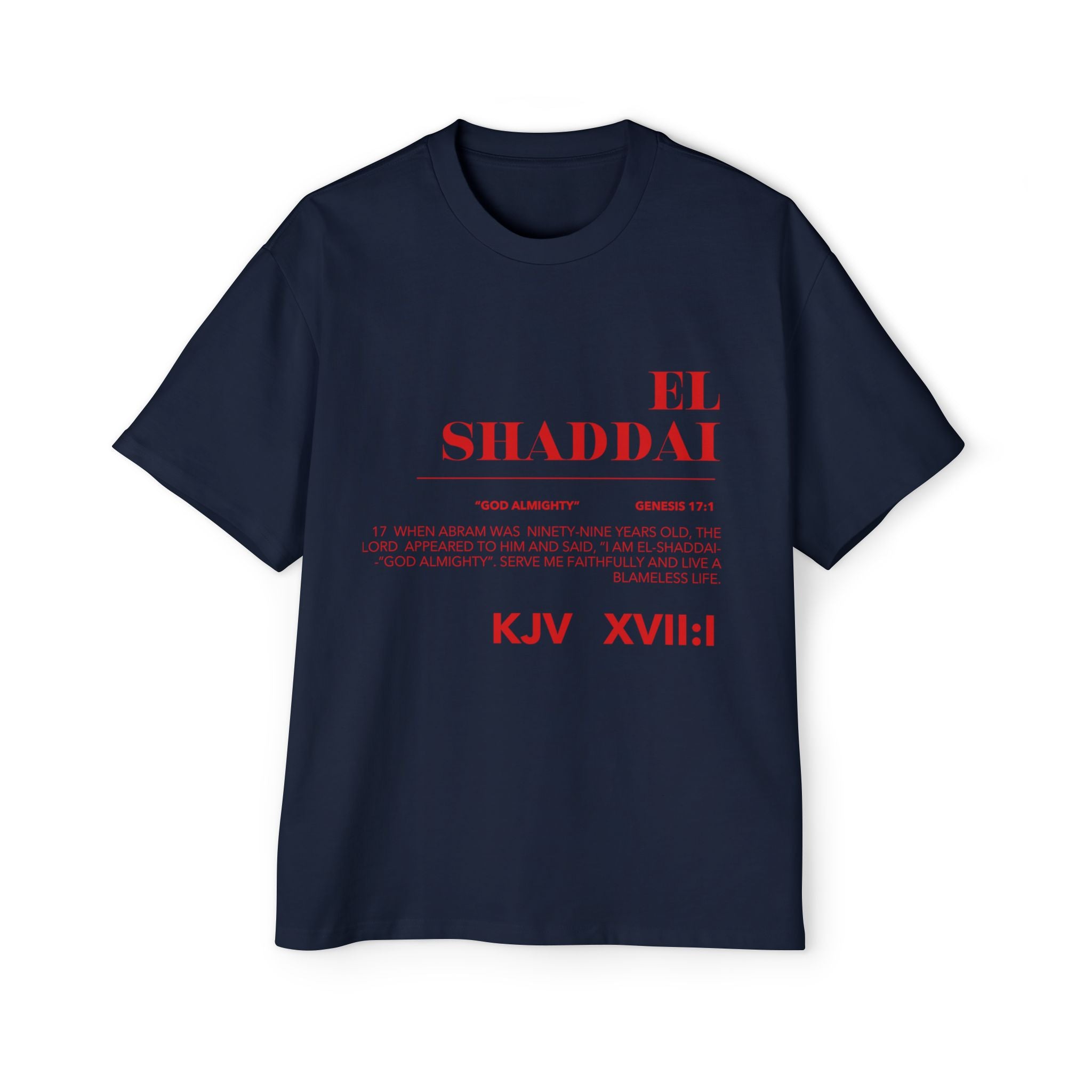 EL SHADDAI Heavy Oversized Tee