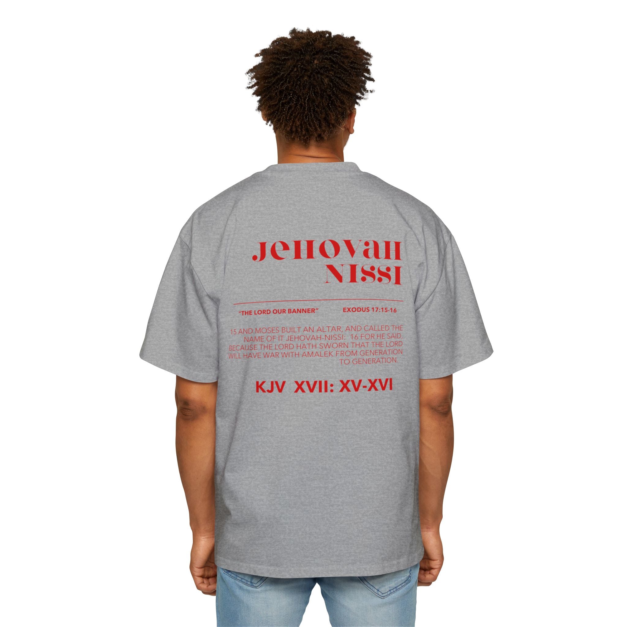 Jehovah Nissi Heavy Oversized Tee