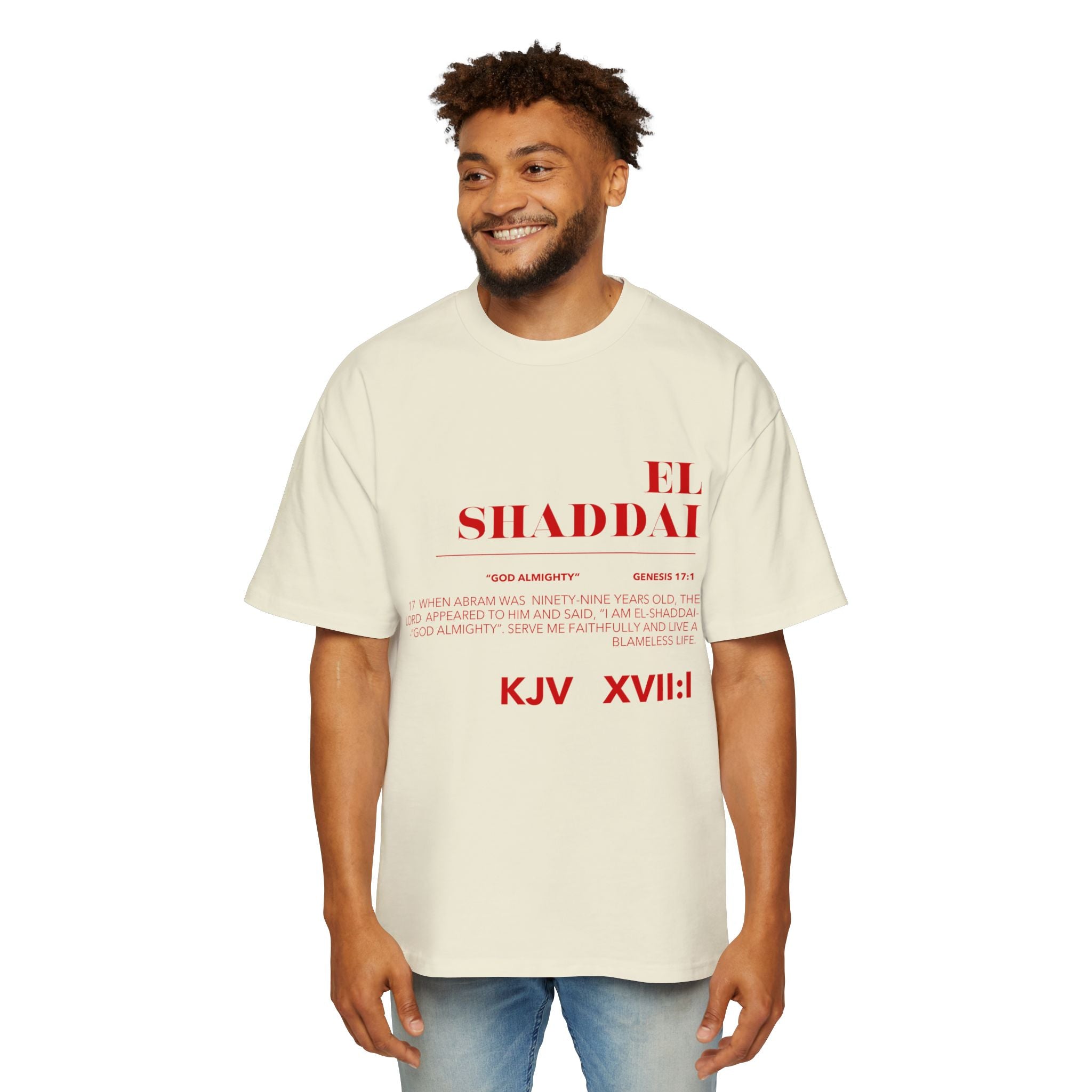 EL SHADDAI Heavy Oversized Tee