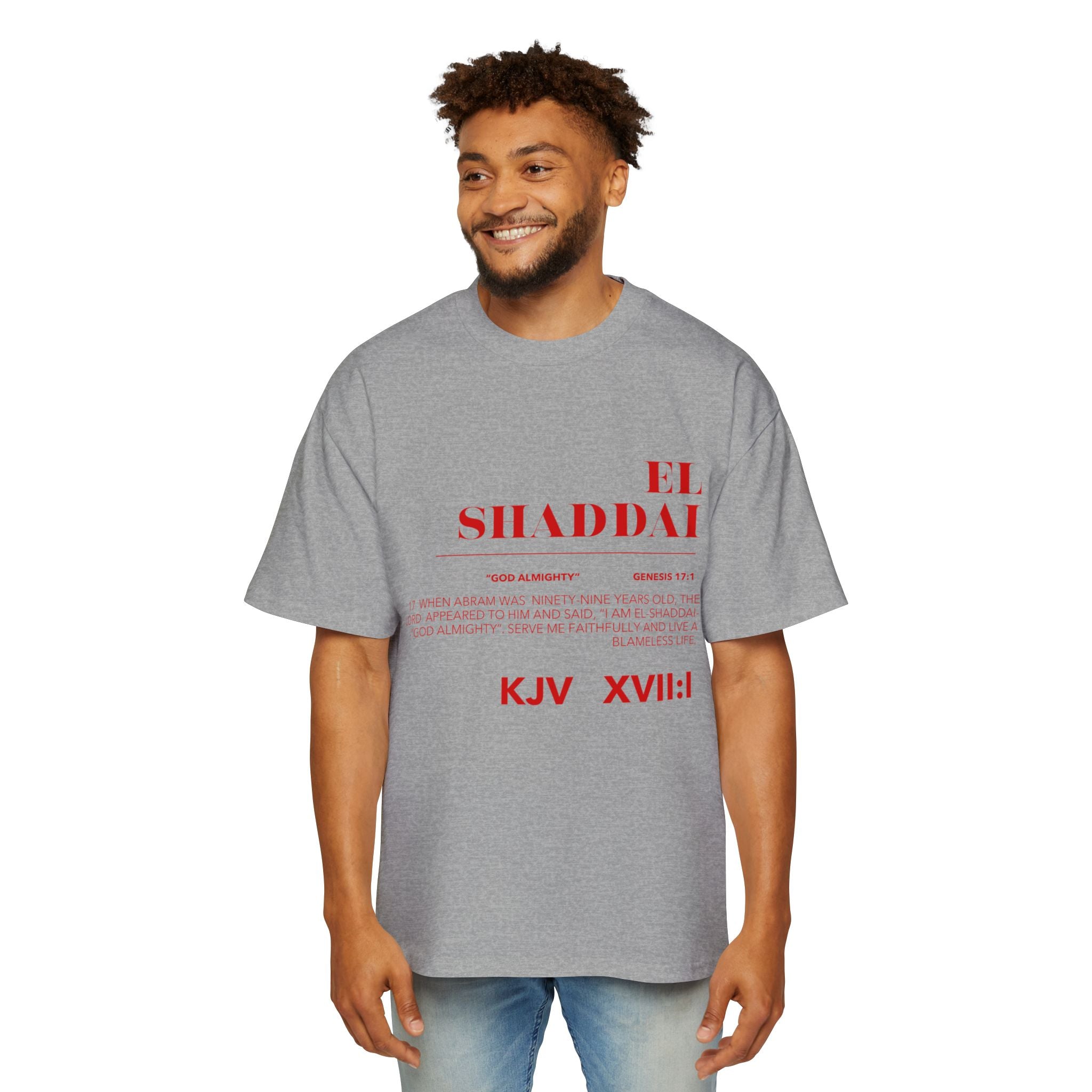 EL SHADDAI Heavy Oversized Tee