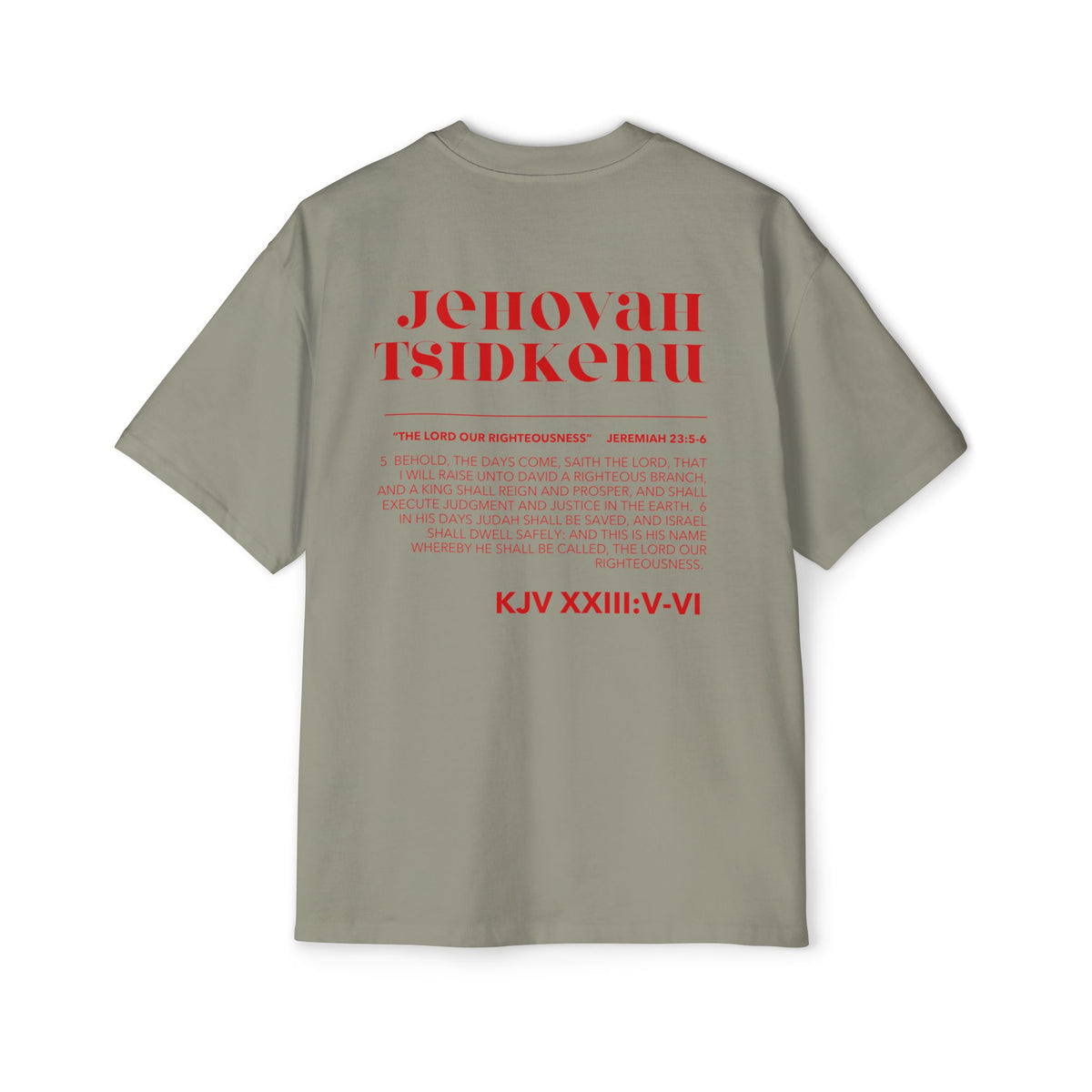 TSIDKENU Heavy Oversized Tee