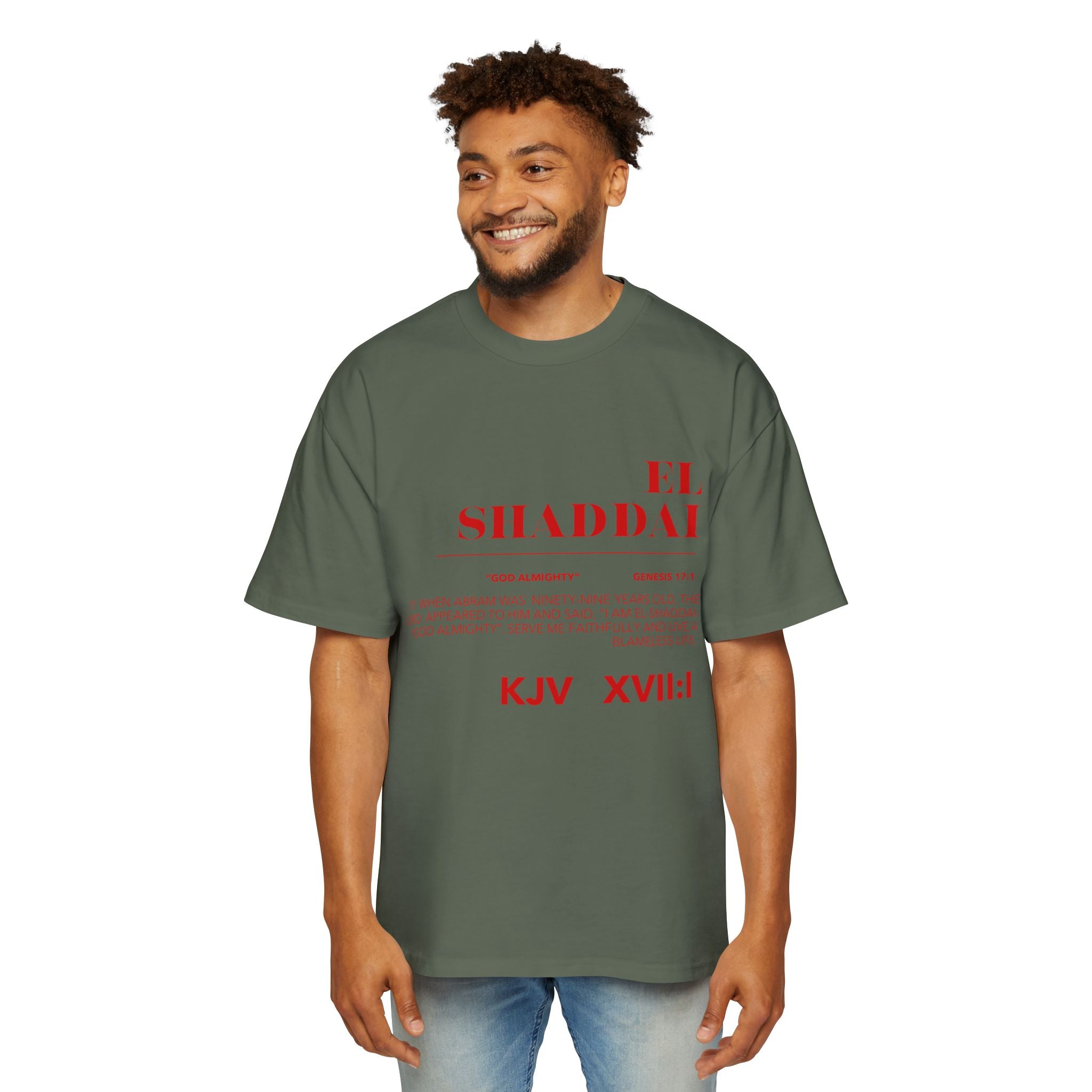 EL SHADDAI Heavy Oversized Tee