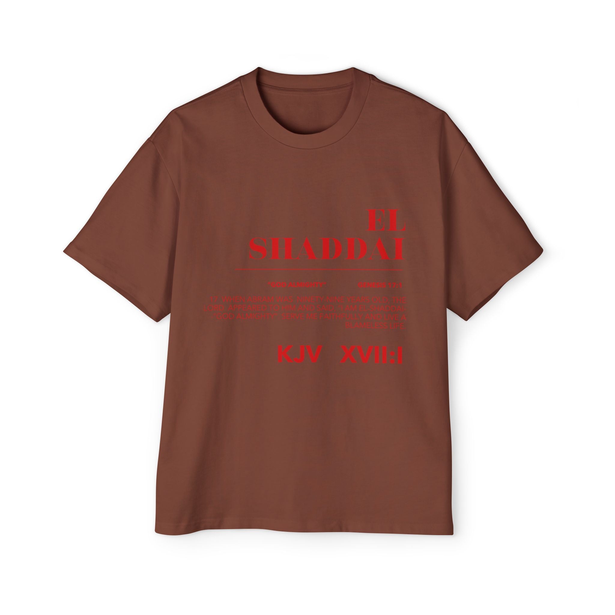 EL SHADDAI Heavy Oversized Tee
