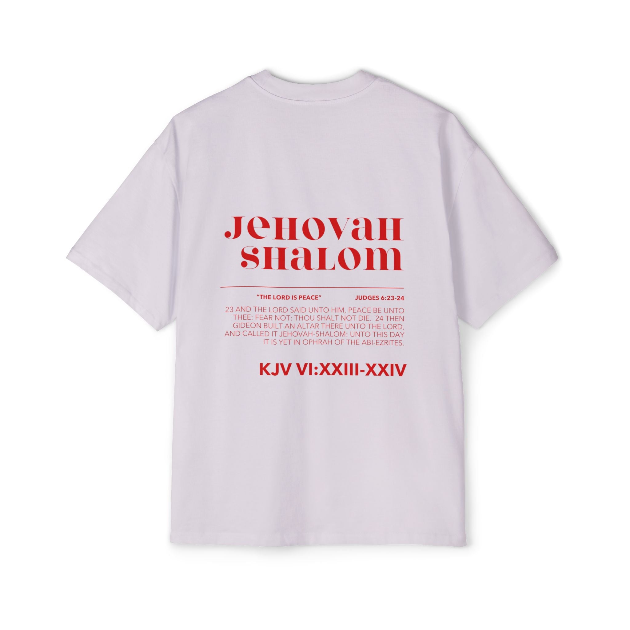 SHALOM Heavy Oversized Tee